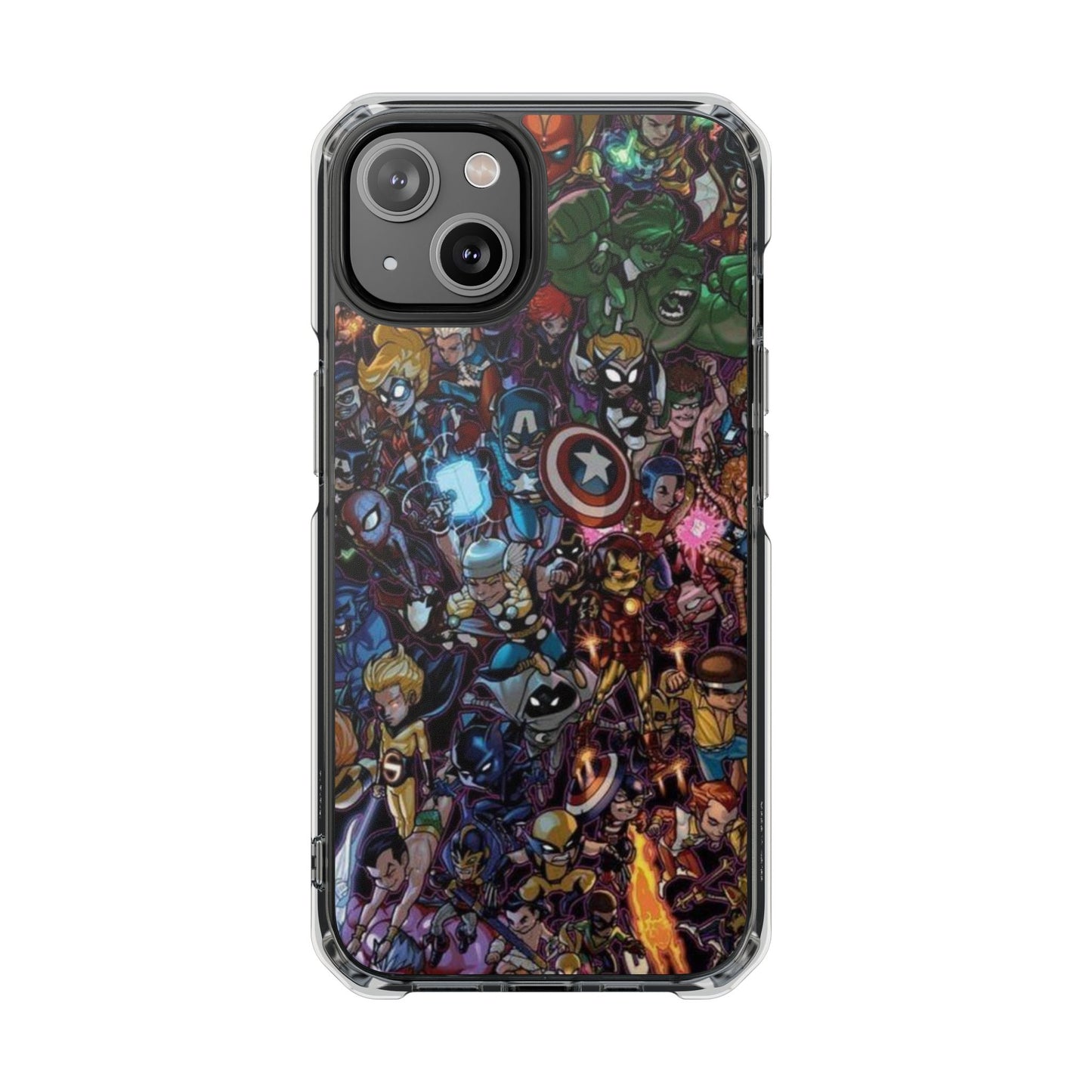 Marvel Heroes | Iphone 16 Pro Max | Magnetic Clear Impact Cases