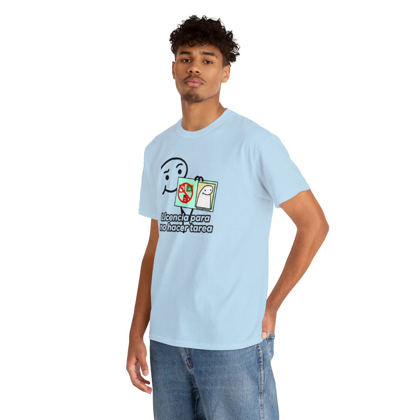 Not Homework Licence | Flork |  Unisex Heavy Cotton Tee