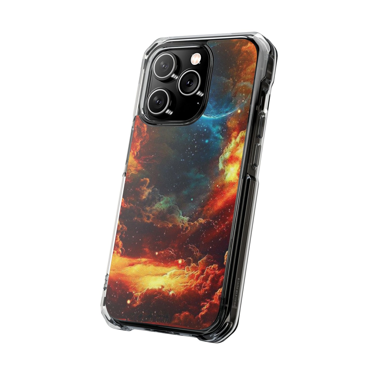 Space Clouds | Iphone 16 Pro Max | Magnetic Clear Impact Cases