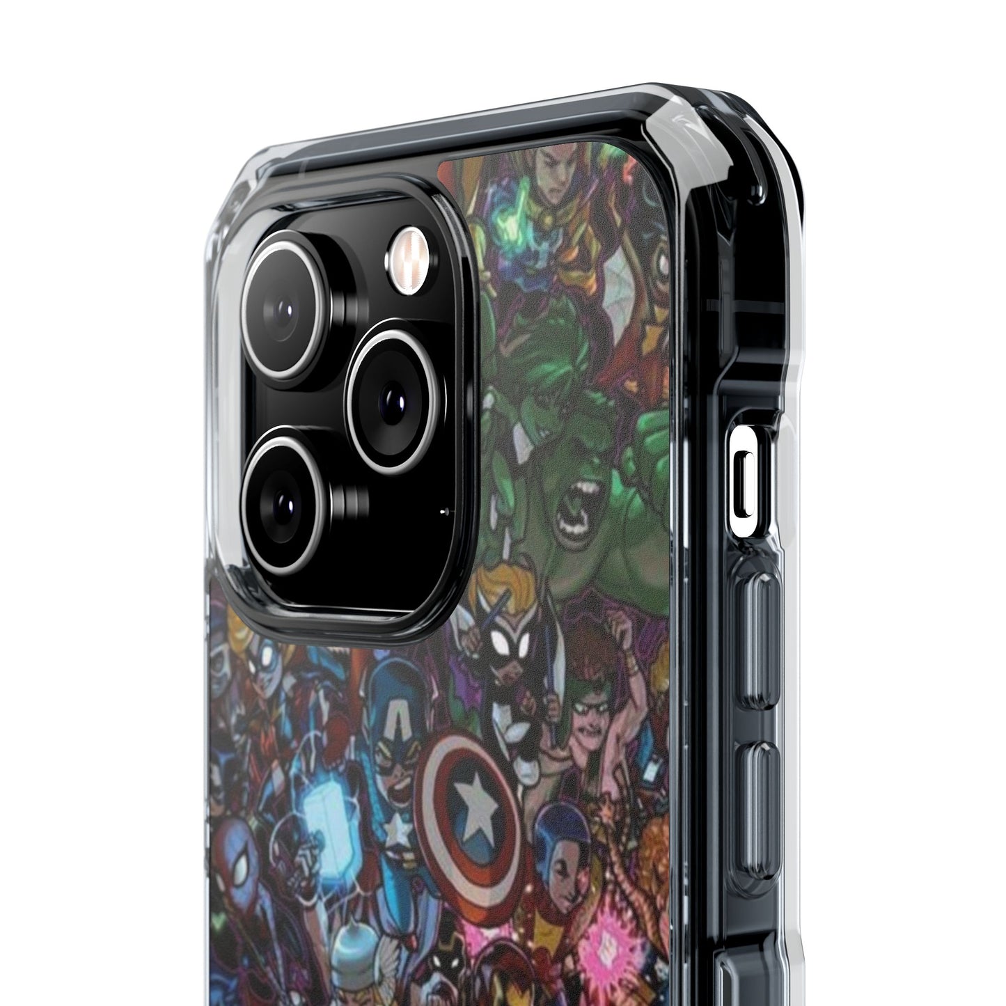 Marvel Heroes | Iphone 16 Pro Max | Magnetic Clear Impact Cases