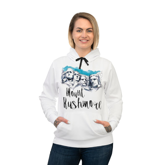 Mount Roshmore | Tourist Shirt | Athletic Hoodie (AOP)