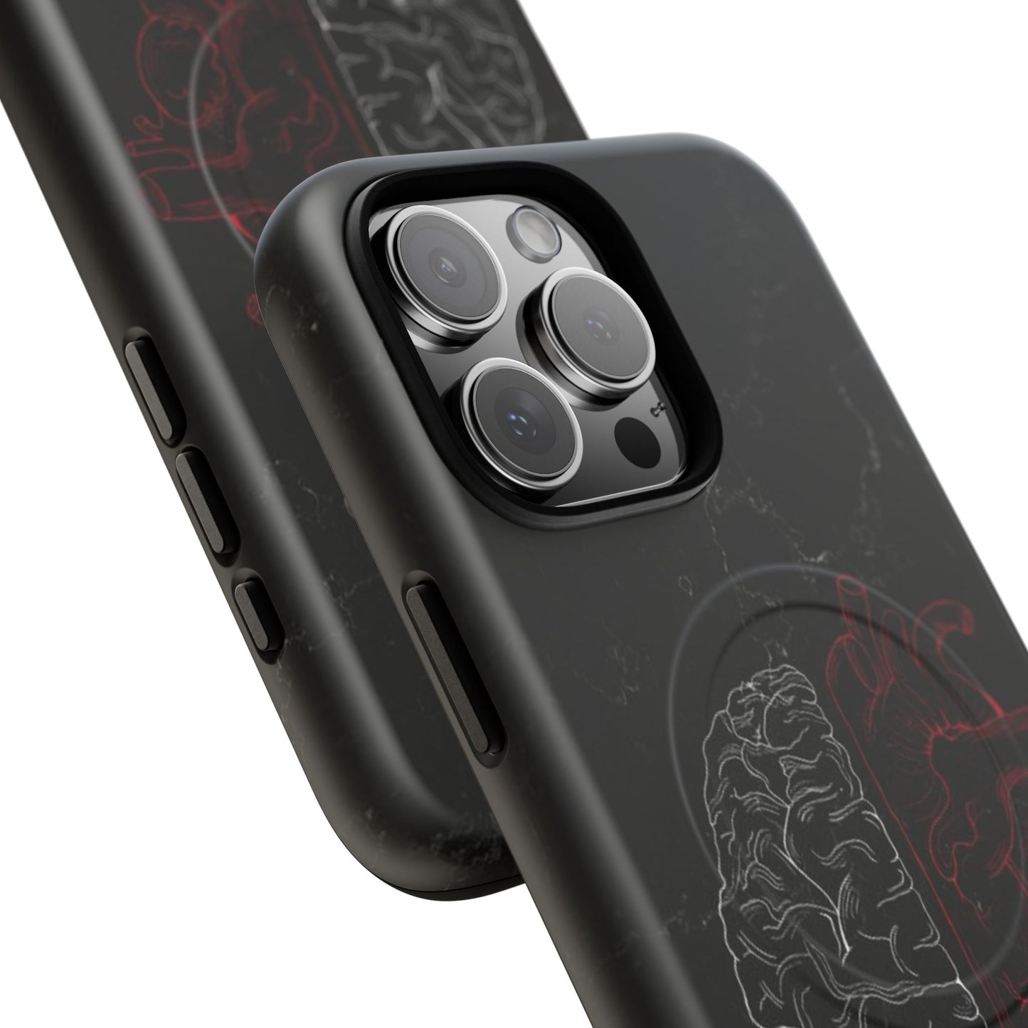 Heart And Brain | Iphone 16 Pro Max | Tough Magnetic MagSafe Case