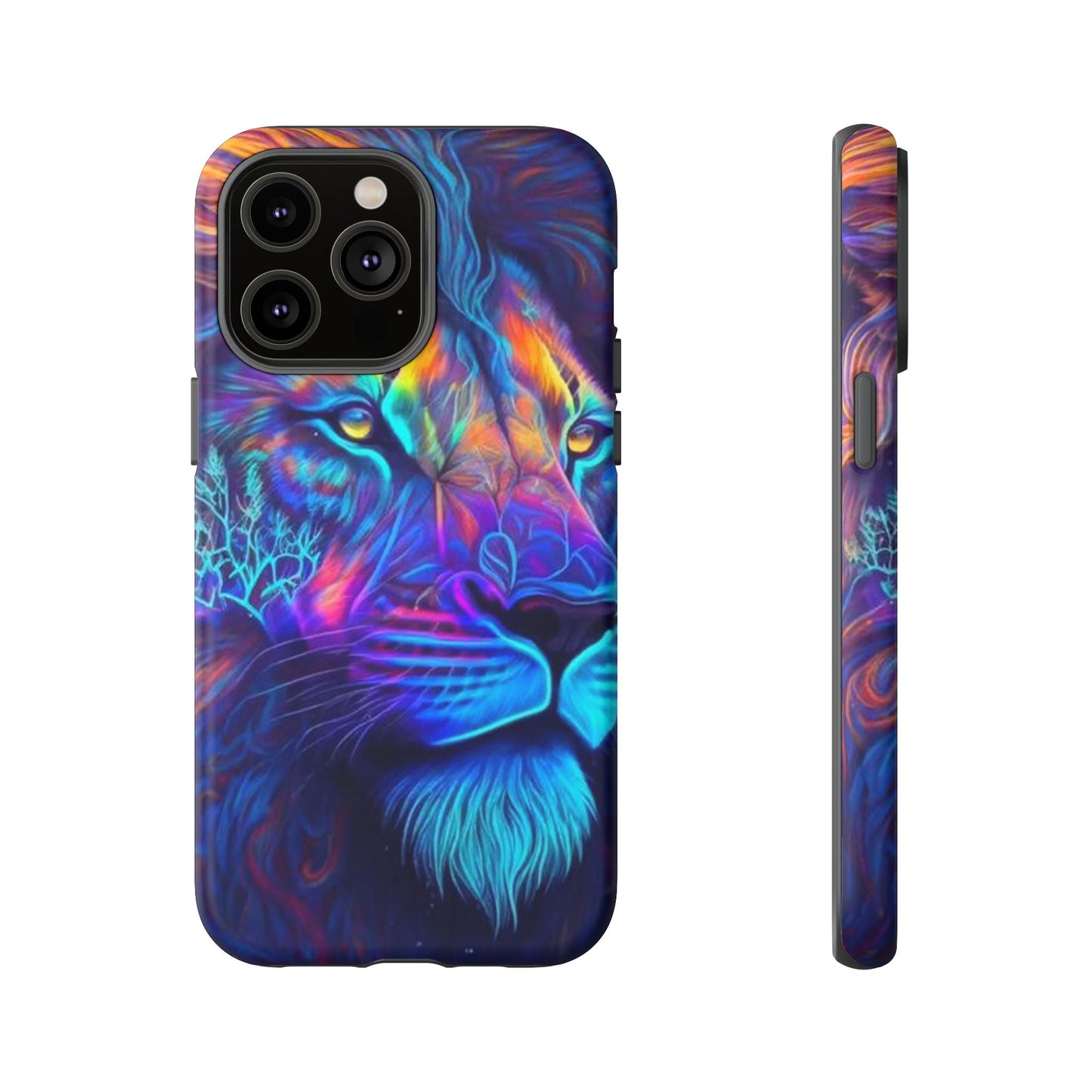 Lion Neon Color | Iphone 16 Pro Max | IPhone Tough Cases