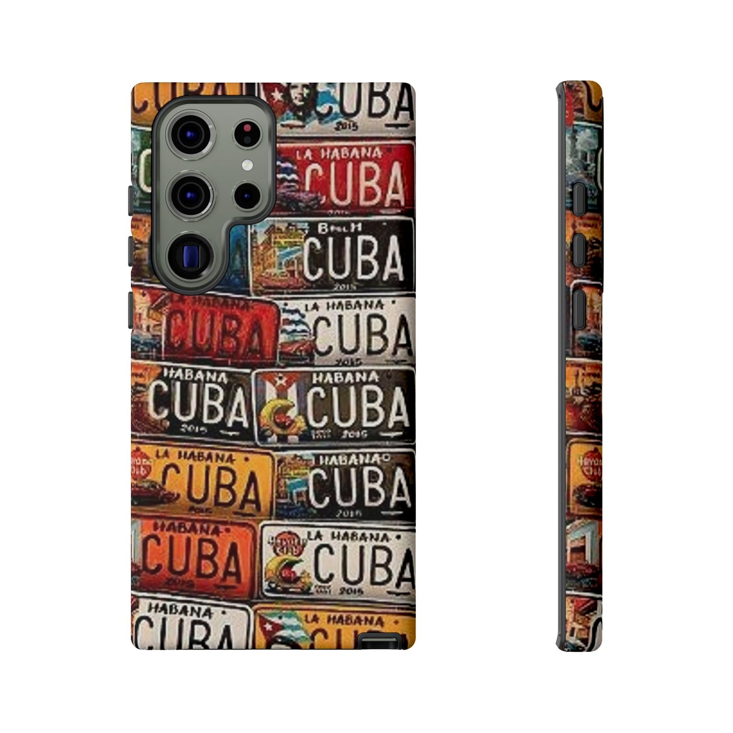 Cuban Old Car Registration Tough Cases| Iphone 16| Samsung Galaxy S 24