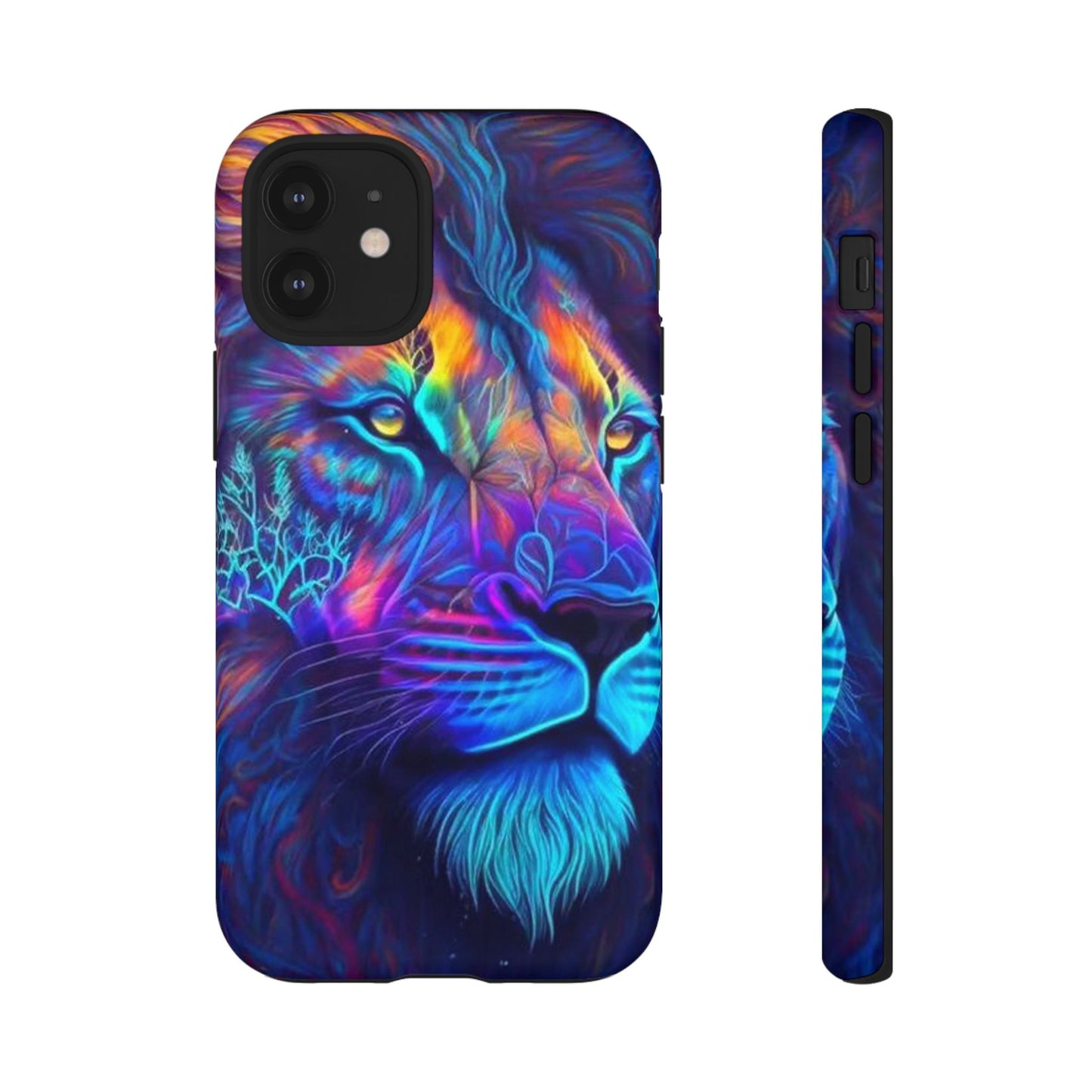 Lion Neon Color | Iphone 16 Pro Max | IPhone Tough Cases