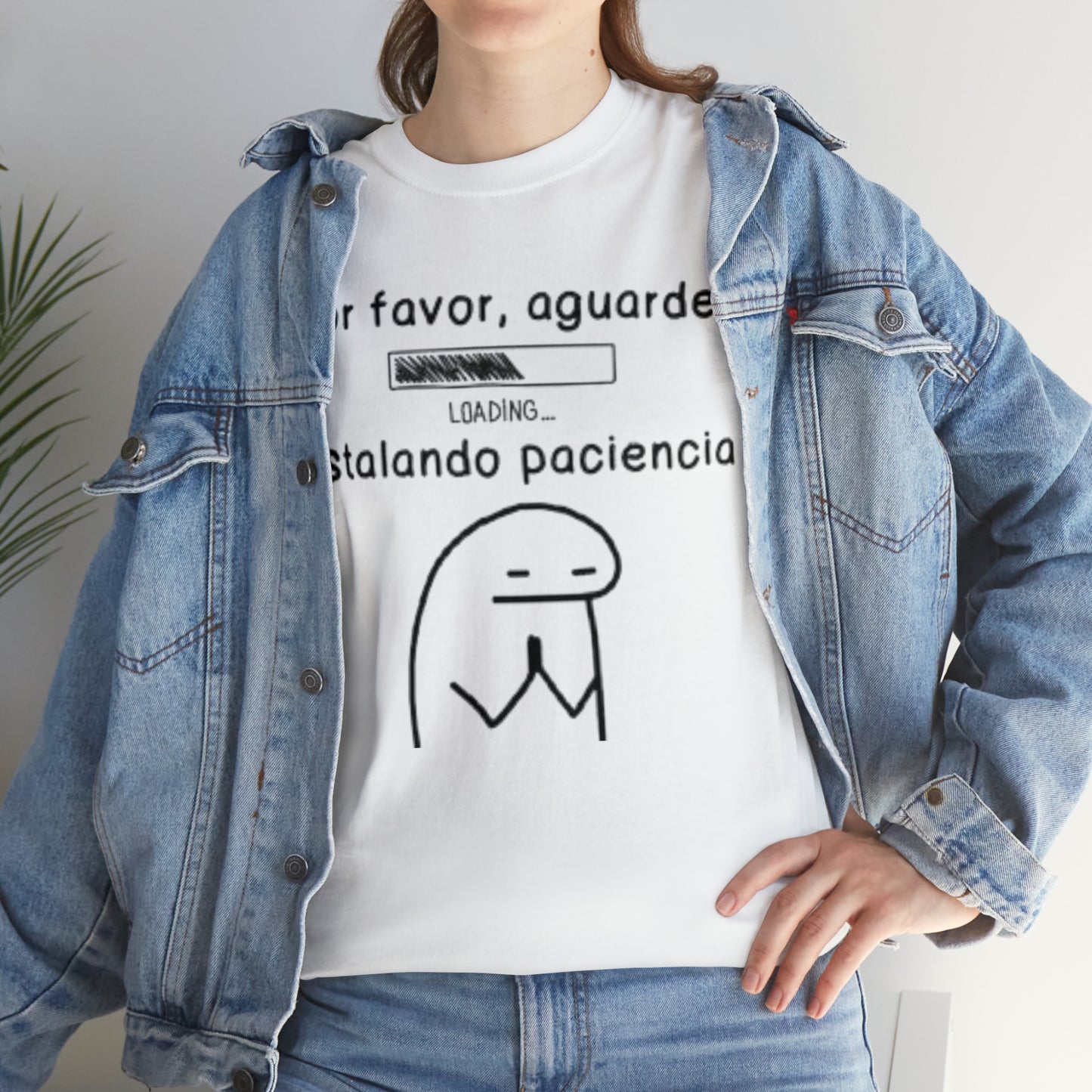 Instalando Paciencia |  Flork  | Unisex Heavy Cotton Tee