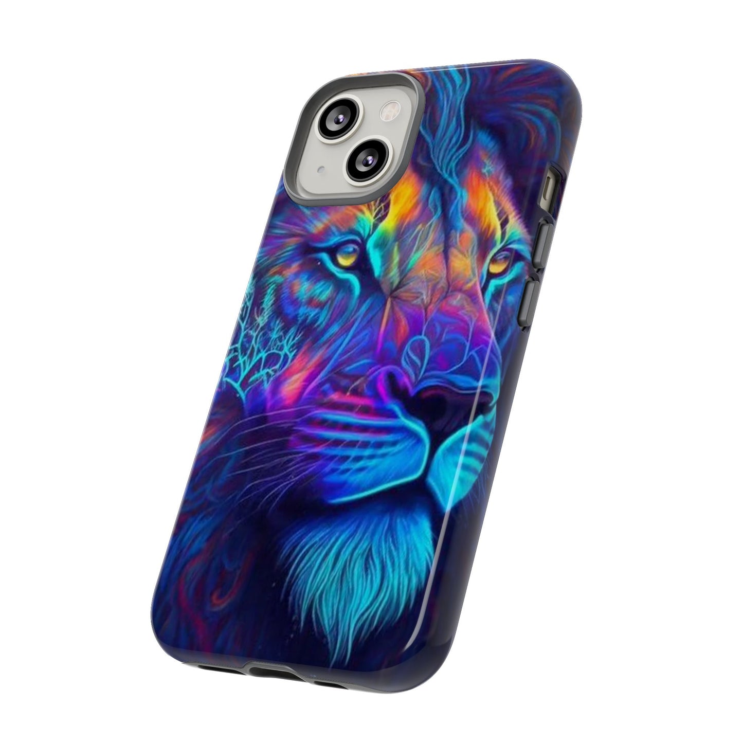 Lion Neon Color | Iphone 16 Pro Max | IPhone Tough Cases