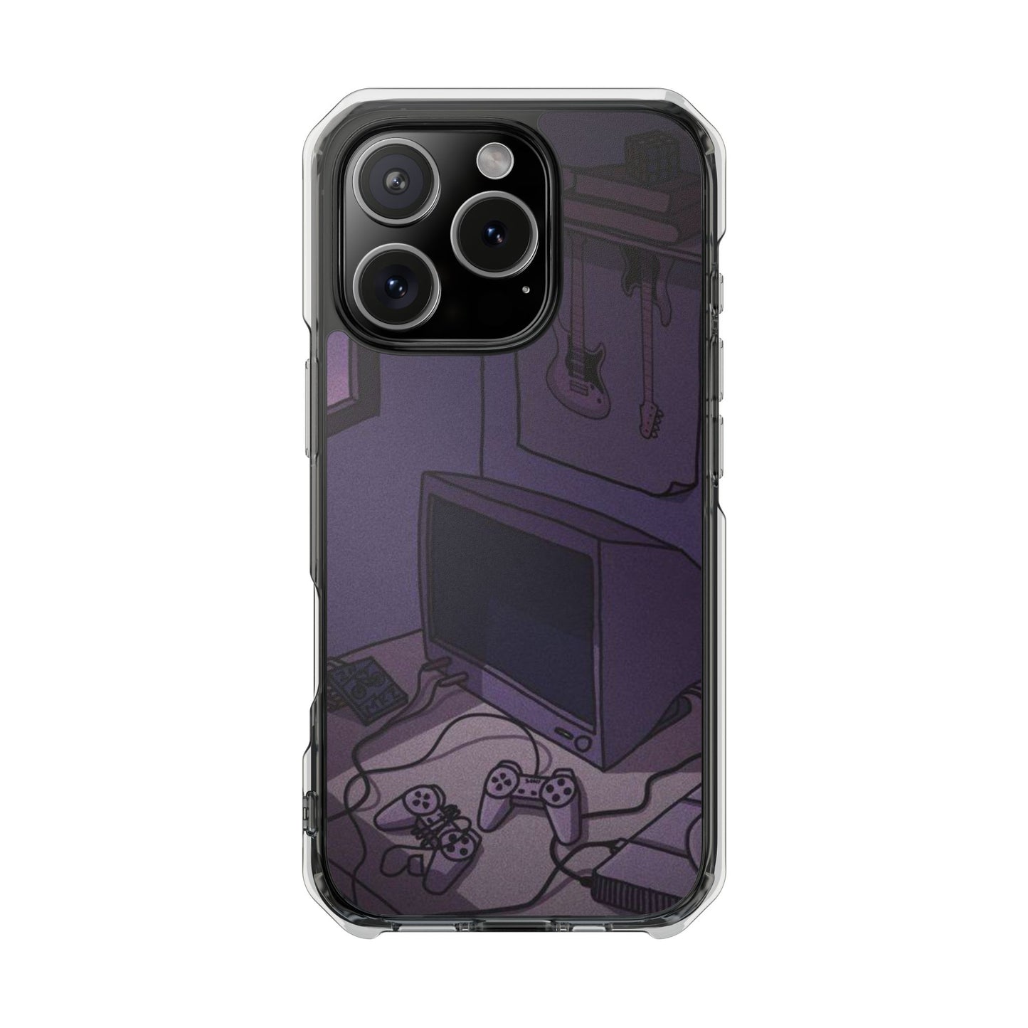 Retro Game Room | Iphone 16 Pro Max | Magnetic Clear Impact Cases