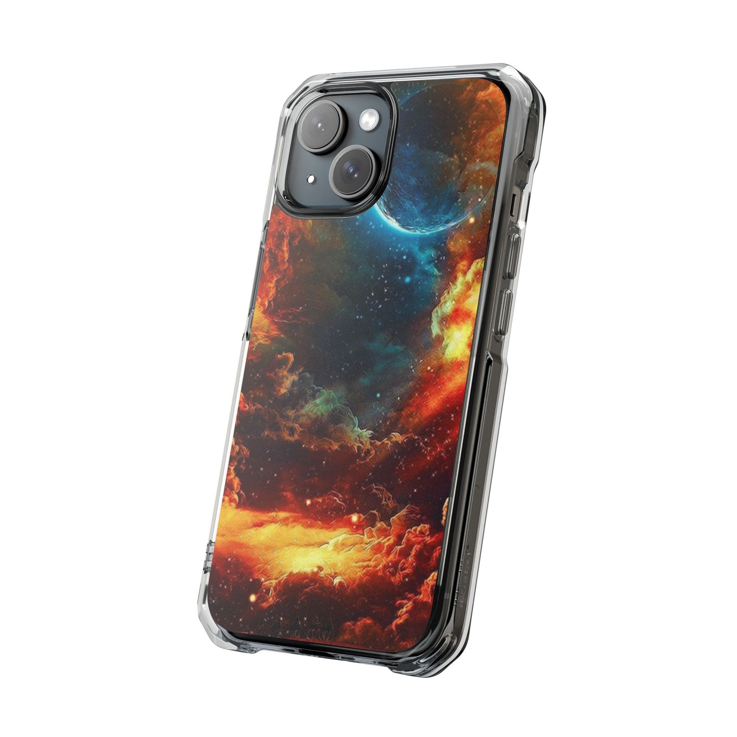 Space Clouds | Iphone 16 Pro Max | Magnetic Clear Impact Cases