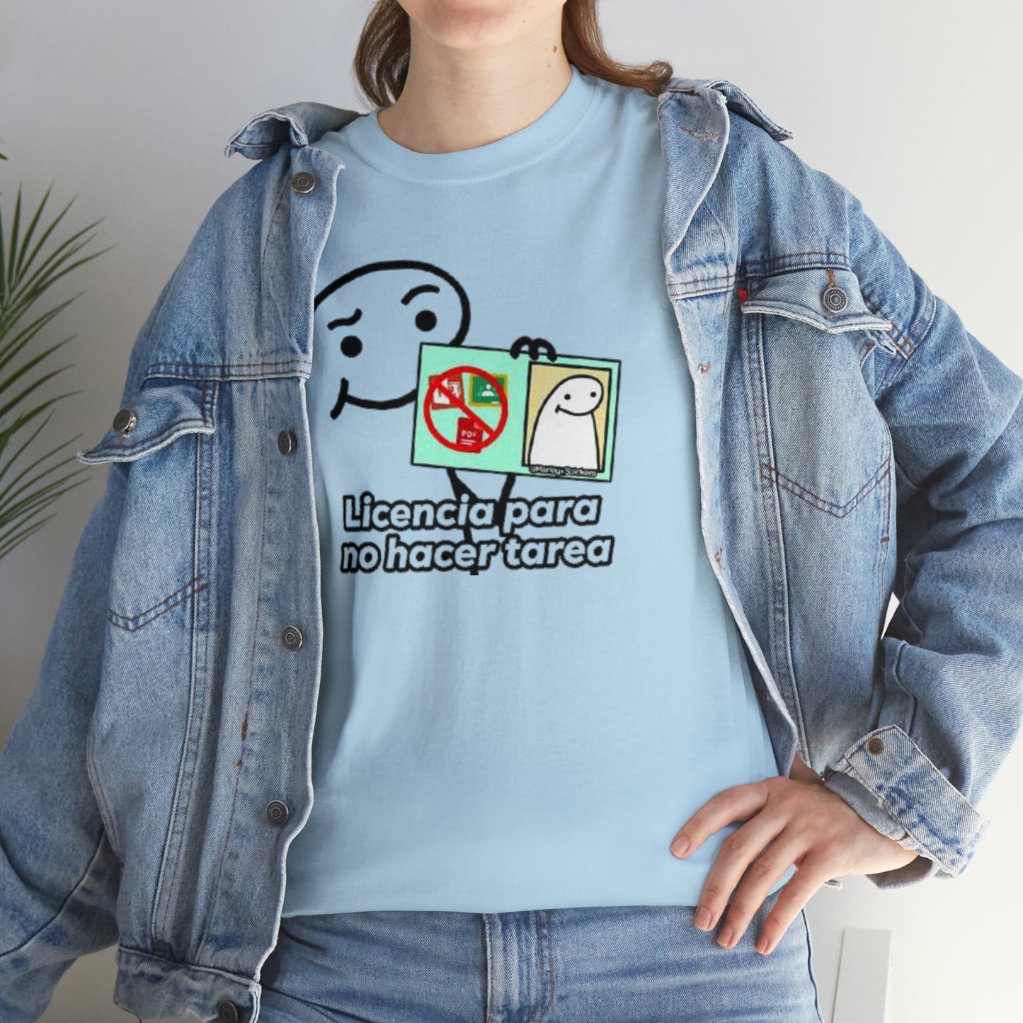 Not Homework Licence | Flork |  Unisex Heavy Cotton Tee