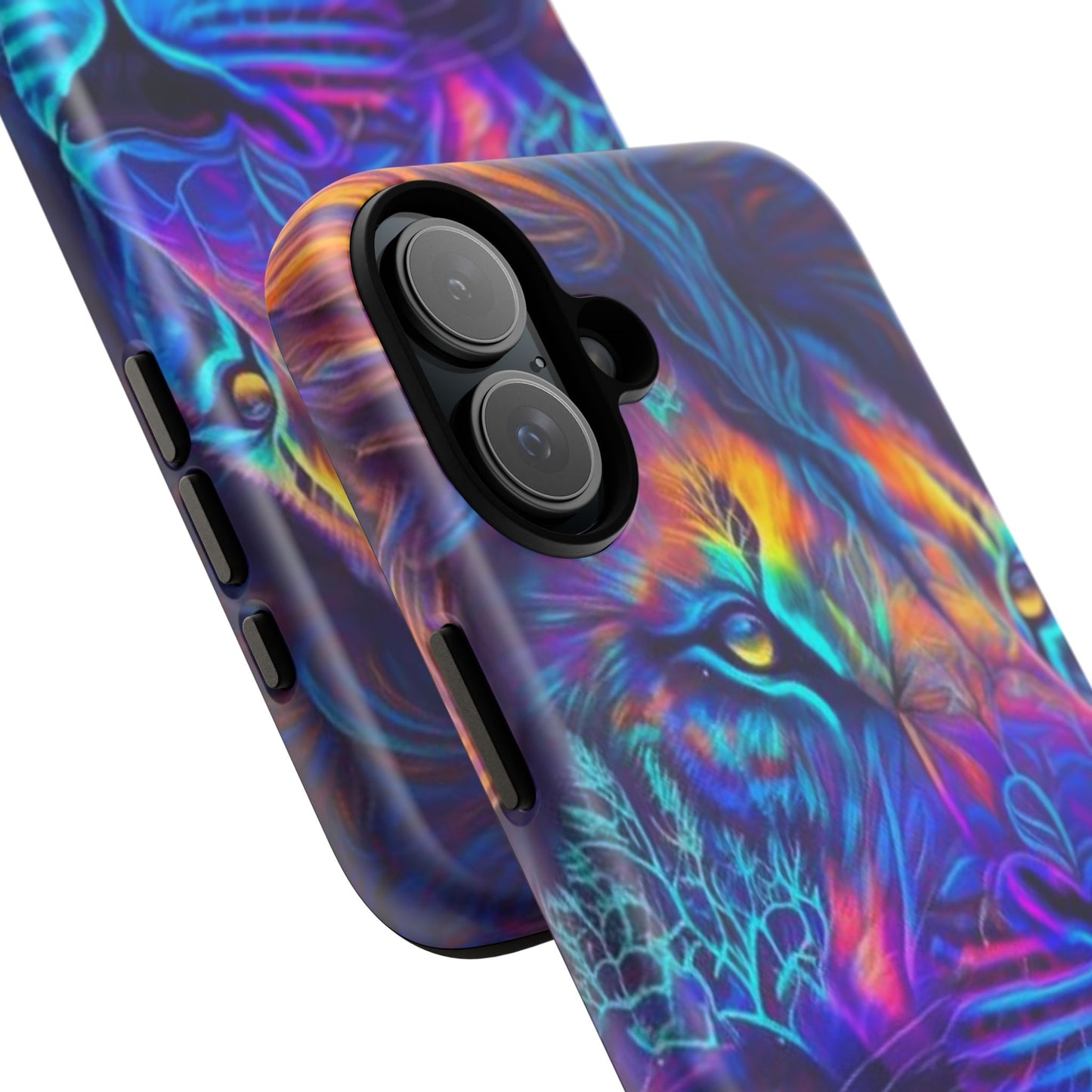 Lion Neon Color | Iphone 16 Pro Max | IPhone Tough Cases