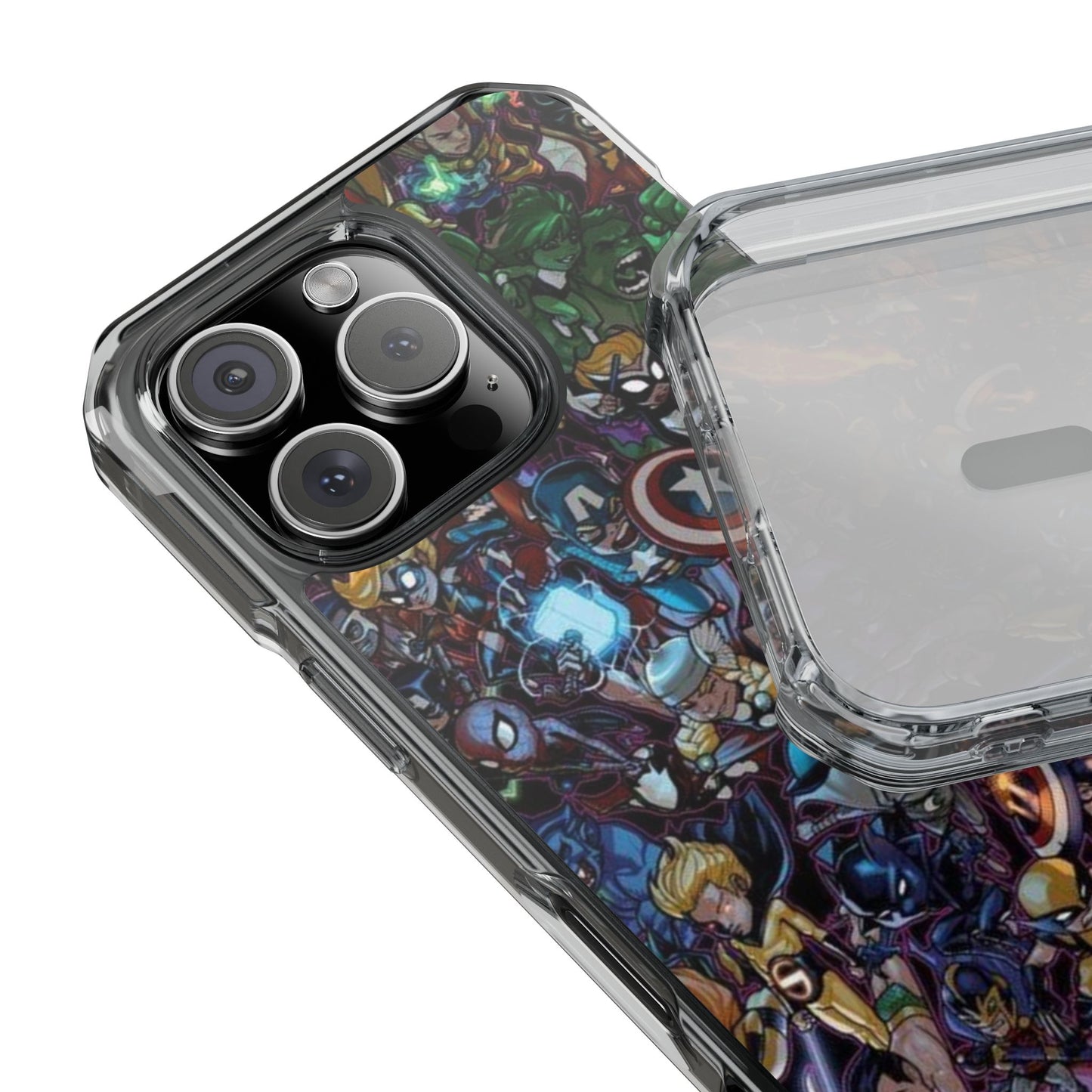 Marvel Heroes | Iphone 16 Pro Max | Magnetic Clear Impact Cases