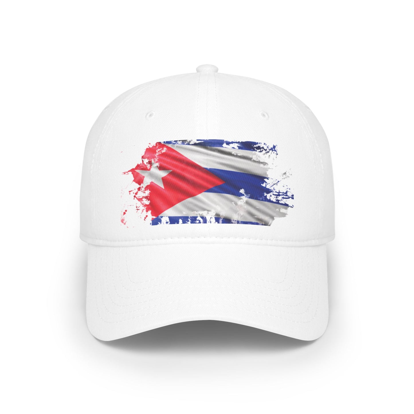 Gorra con Banedera | Bandera Cubana| Gorra de béisbol de perfil bajo