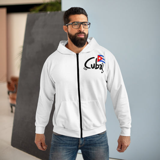 Cuban Flag | Bandera Cubana  | Unisex Zip Hoodie