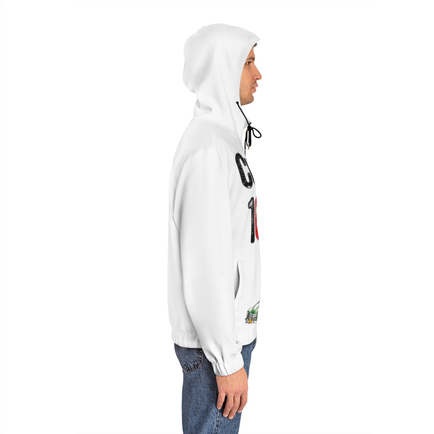 Cubano 100 Por Ciento  | Cuban Flag  |  Men's Full-Zip Hoodie (AOP)