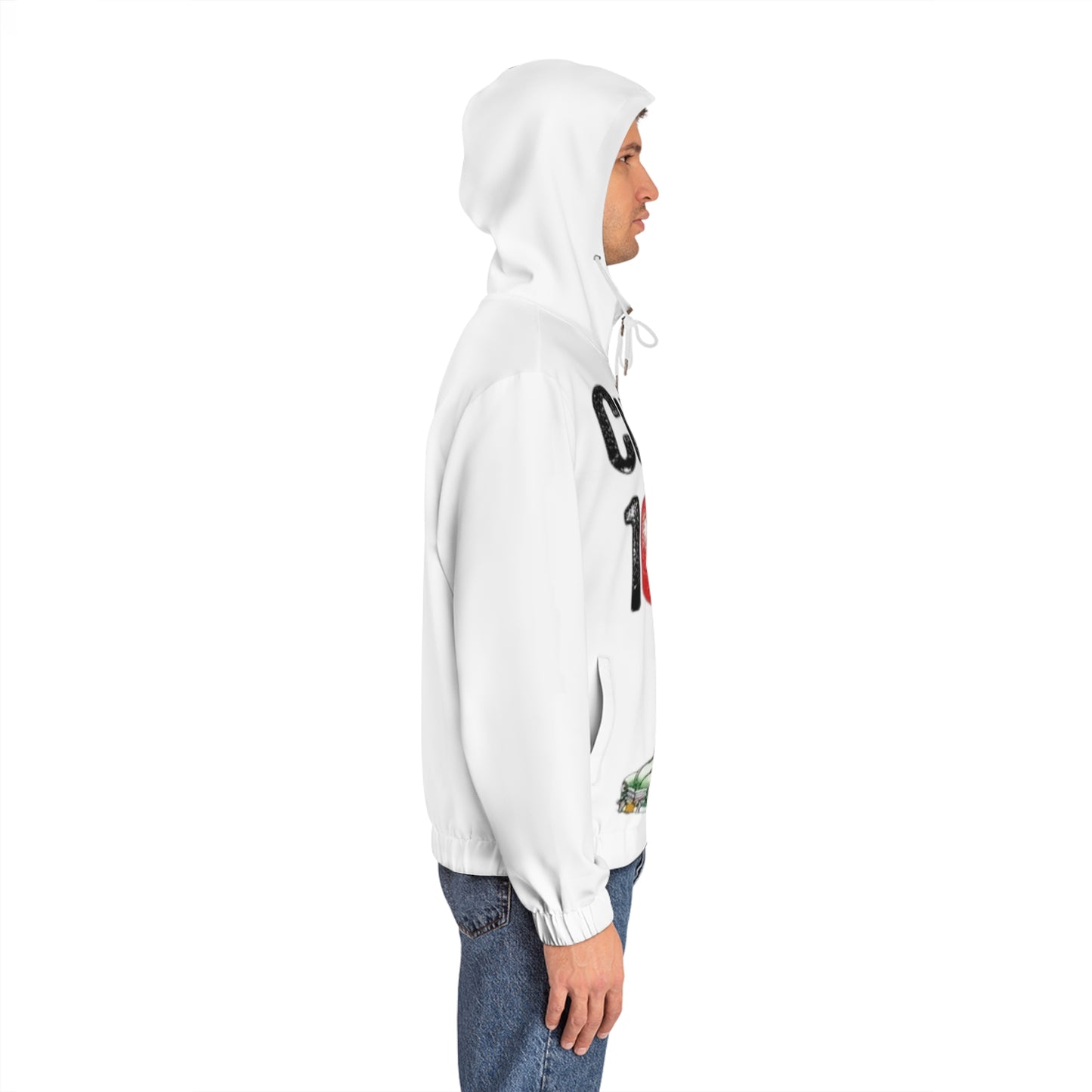 Cubano 100 Por Ciento  | Cuban Flag  |  Men's Full-Zip Hoodie (AOP)