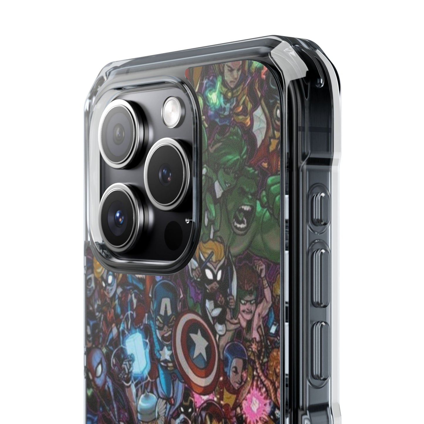 Marvel Heroes | Iphone 16 Pro Max | Magnetic Clear Impact Cases