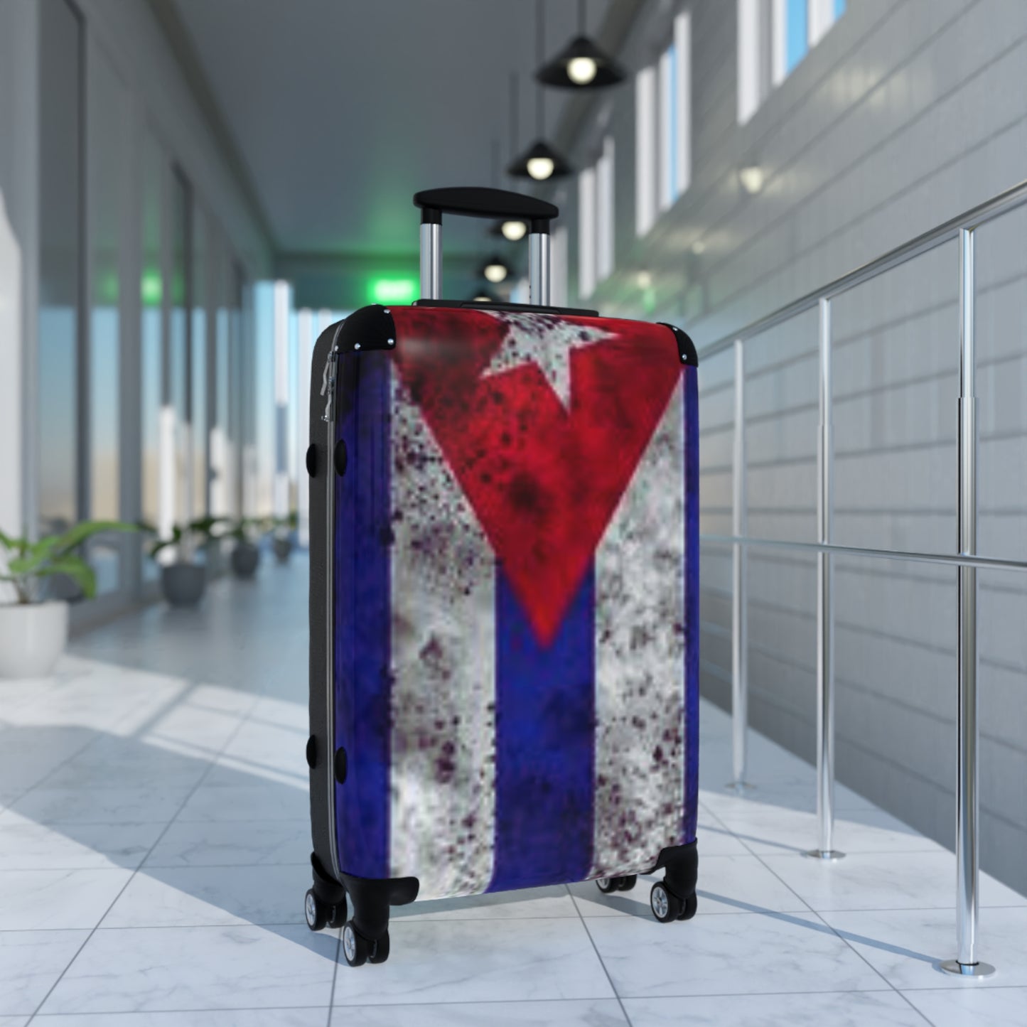 Cuban Flag Suitcase