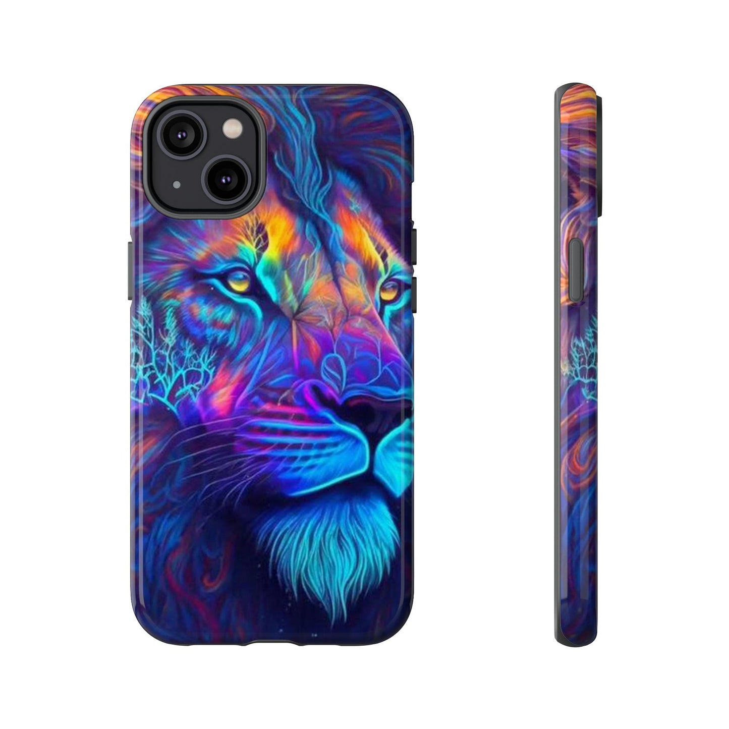 Lion Neon Color | Iphone 16 Pro Max | IPhone Tough Cases