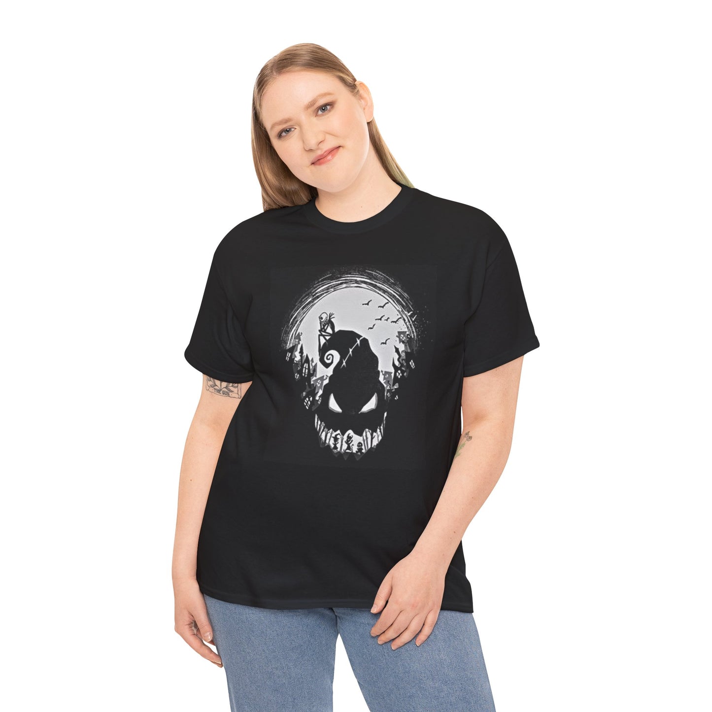 Jack Skellington | Esqueleto Aesthetic | Camiseta unisex de algodón pesado