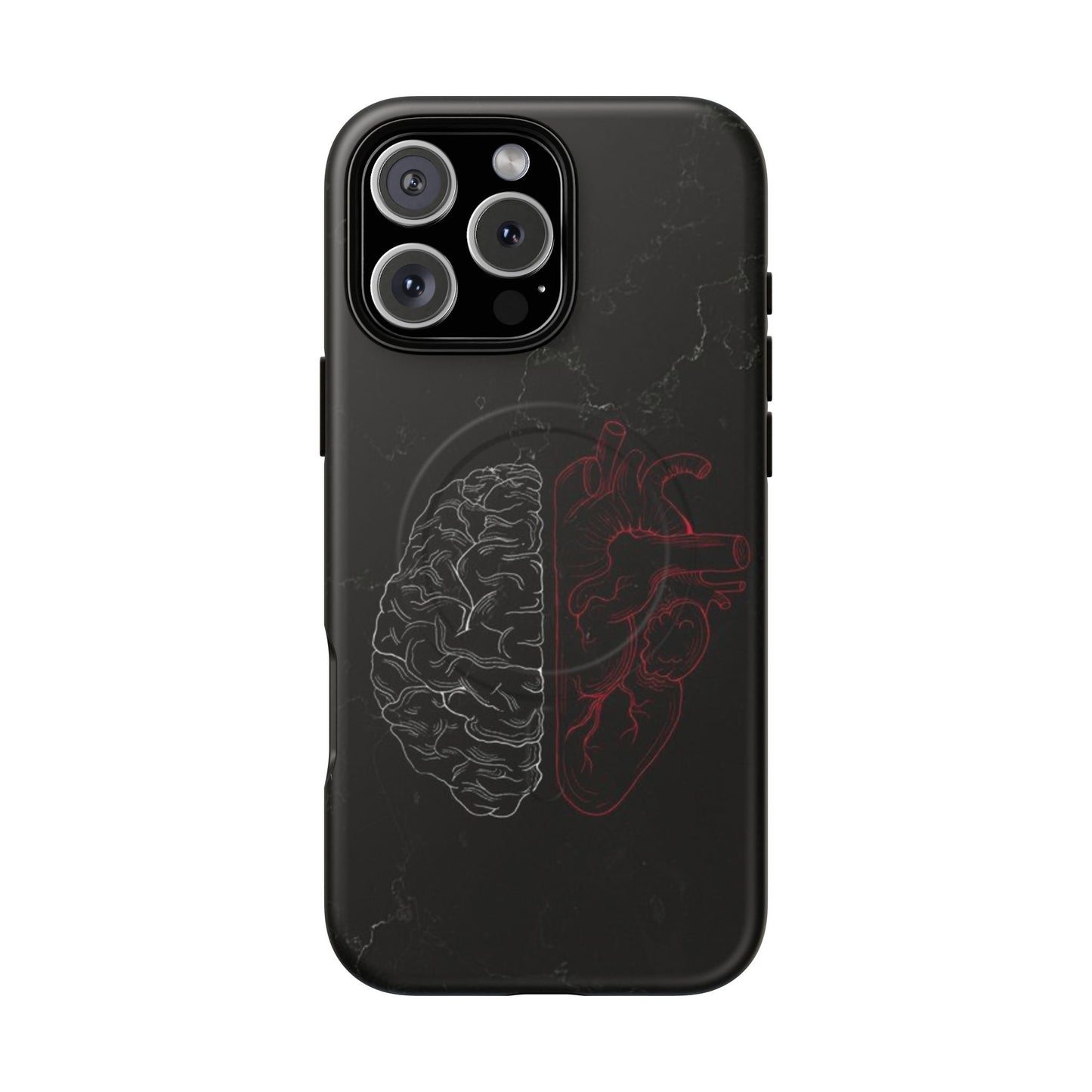 Heart And Brain | Iphone 16 Pro Max | Tough Magnetic MagSafe Case