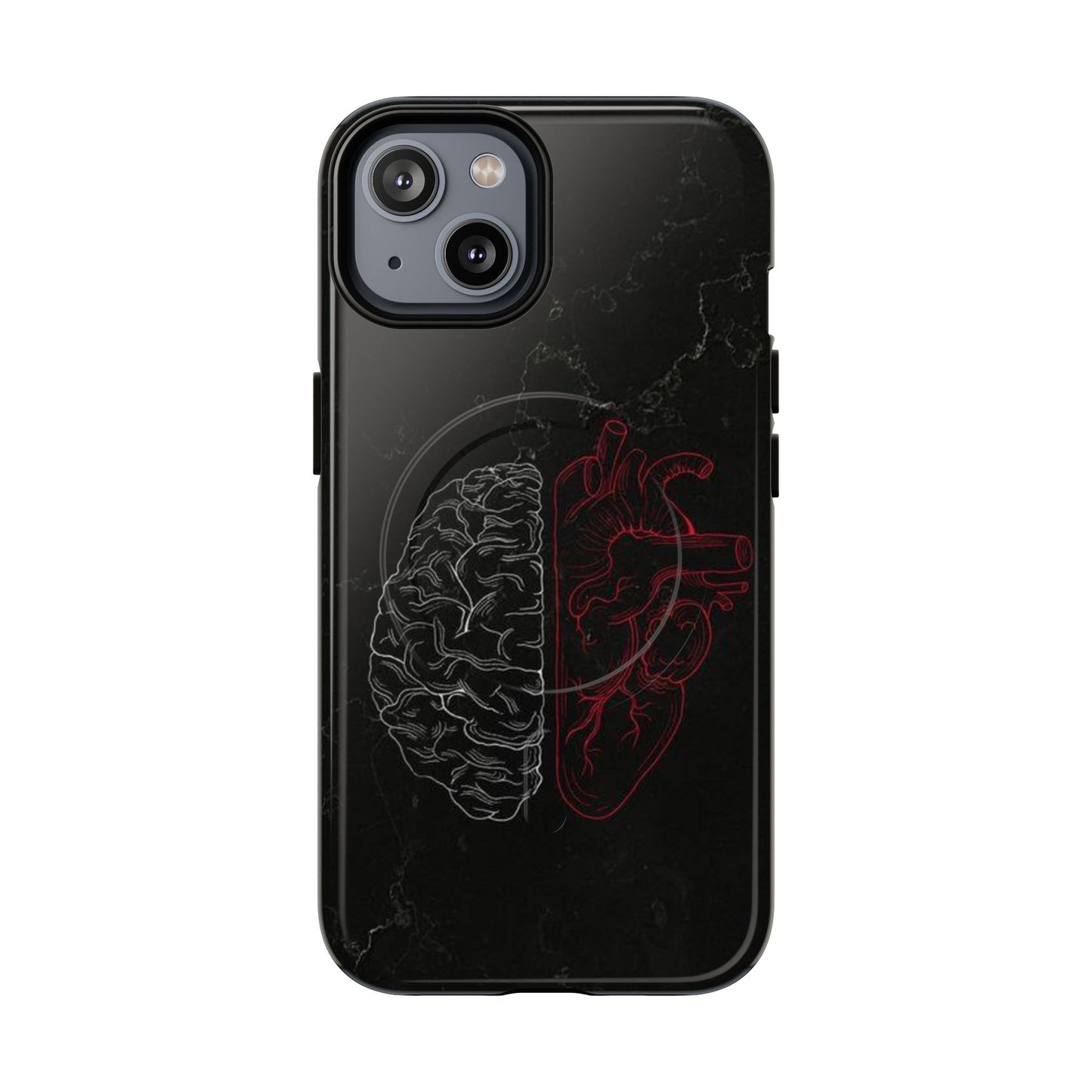 Heart And Brain | Iphone 16 Pro Max | Tough Magnetic MagSafe Case