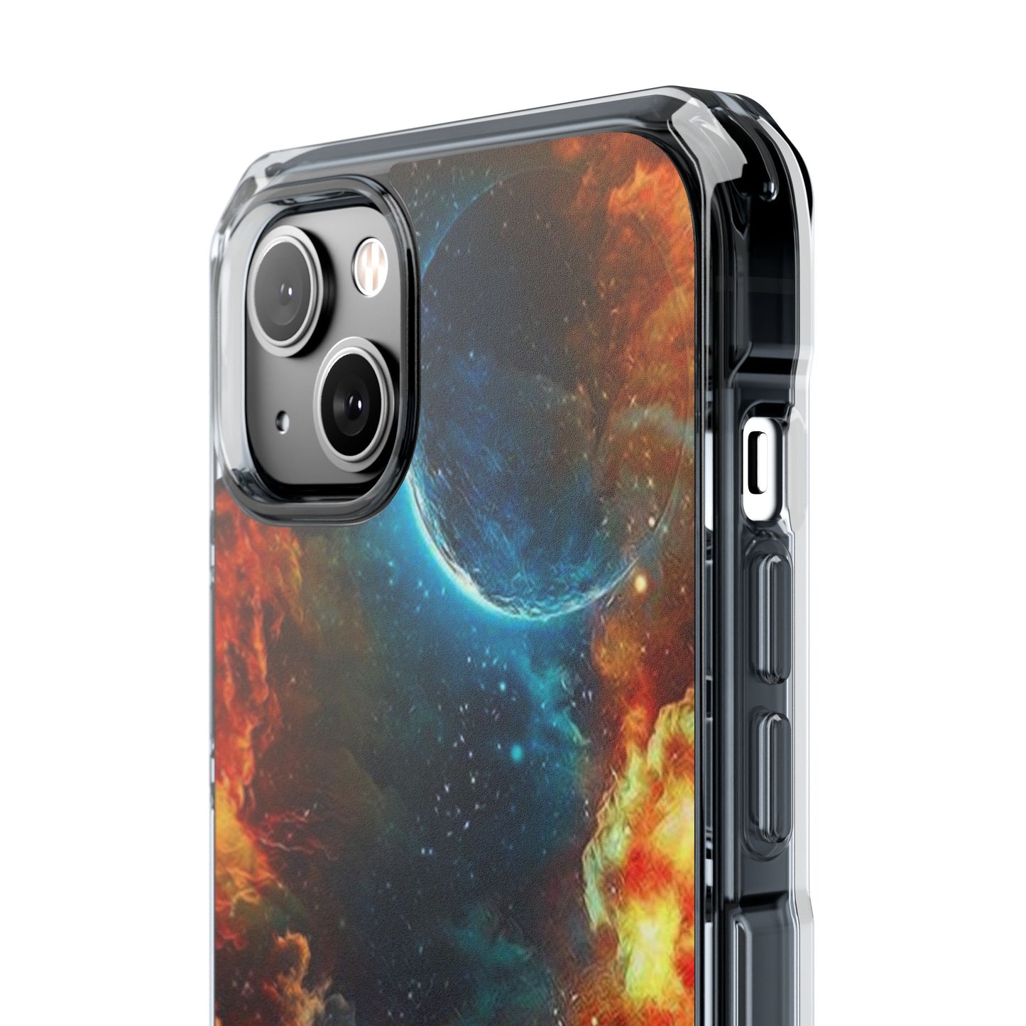 Space Clouds | Iphone 16 Pro Max | Magnetic Clear Impact Cases