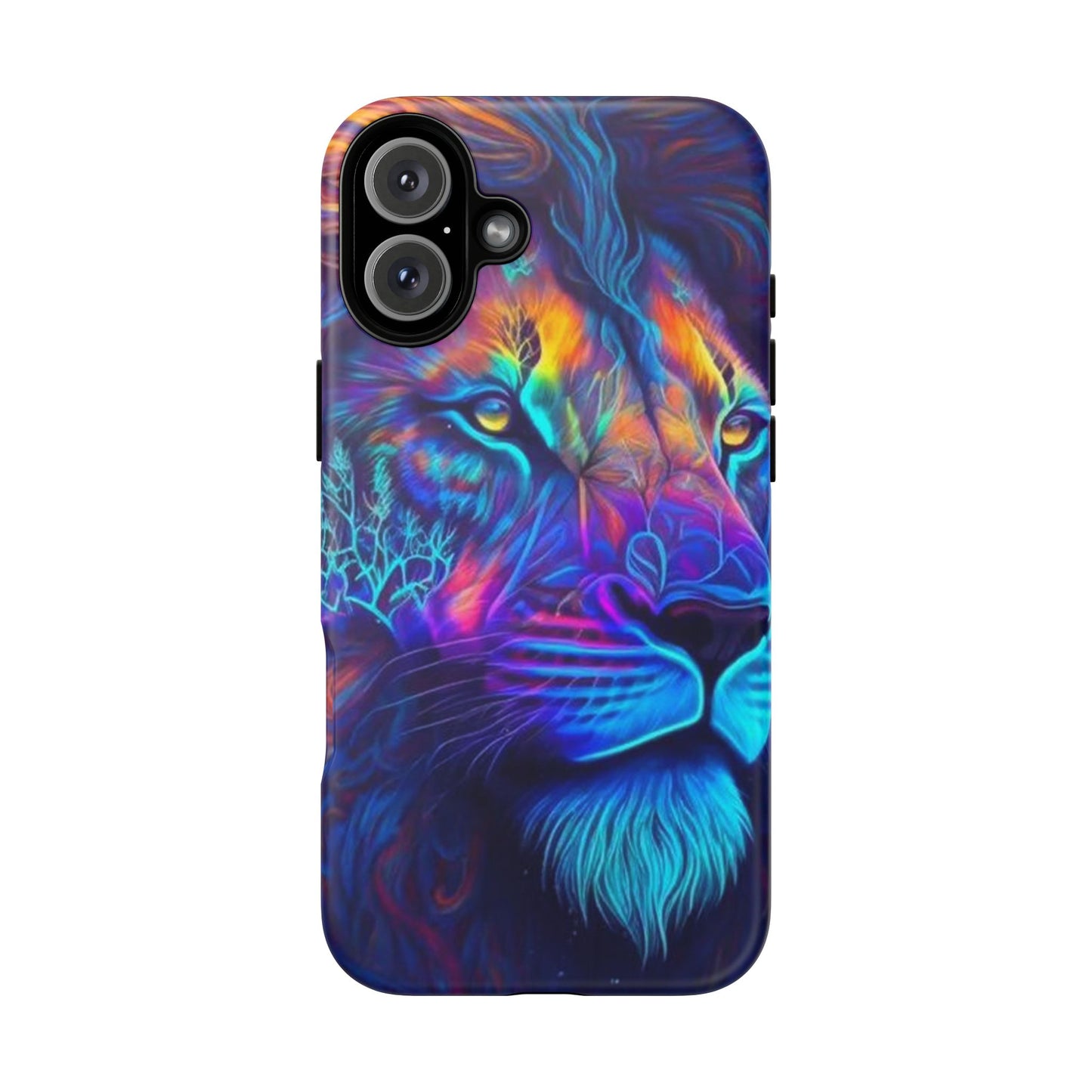 Lion Neon Color | Iphone 16 Pro Max | IPhone Tough Cases