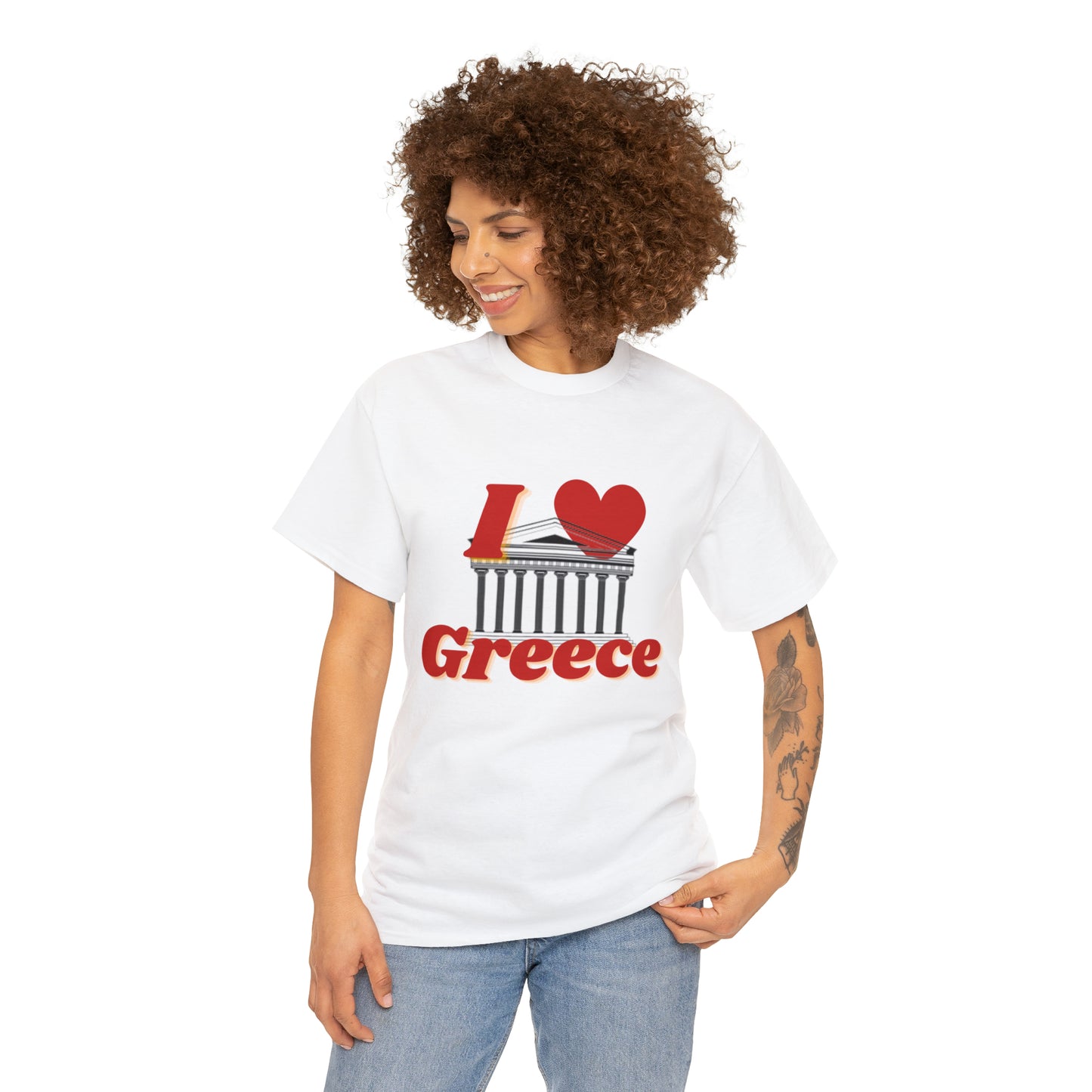 Greece  |  Tourist Shirt  | Unisex Heavy Cotton Tee