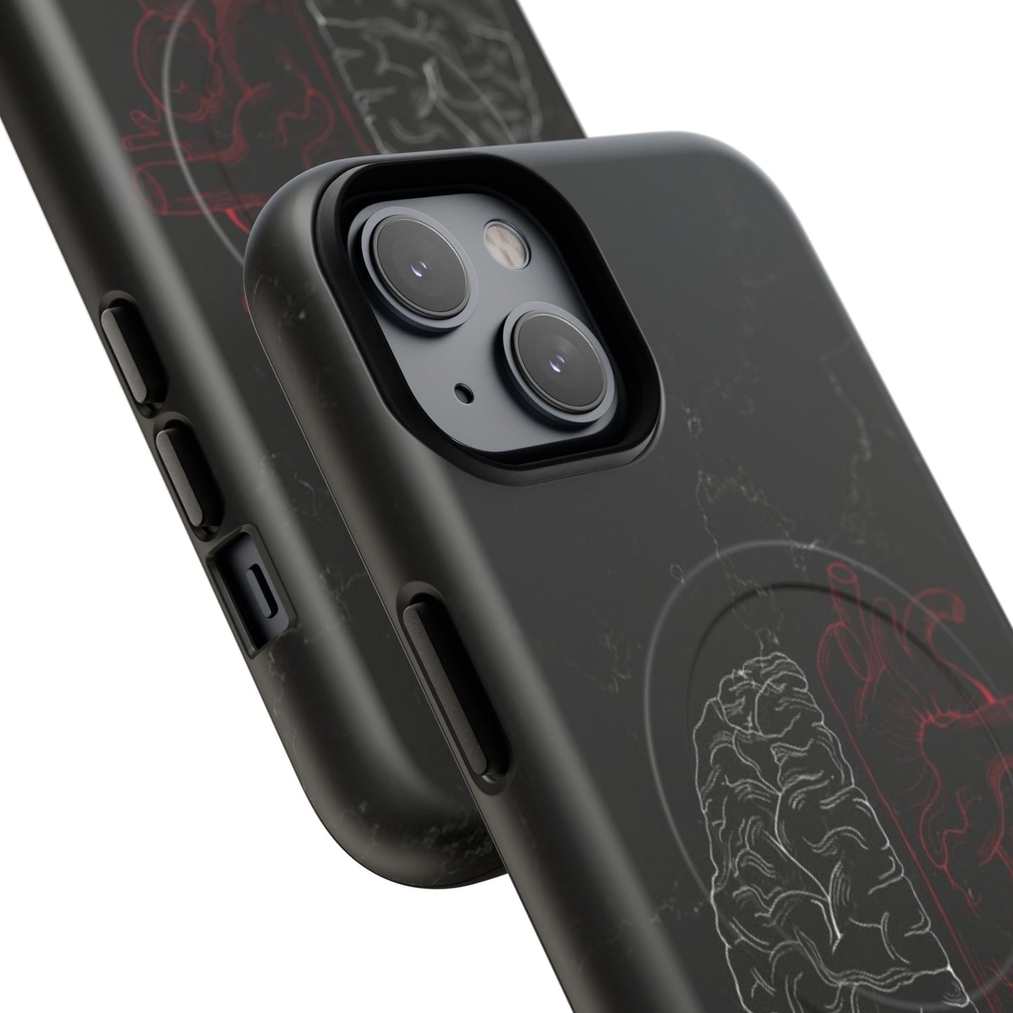 Heart And Brain | Iphone 16 Pro Max | Tough Magnetic MagSafe Case