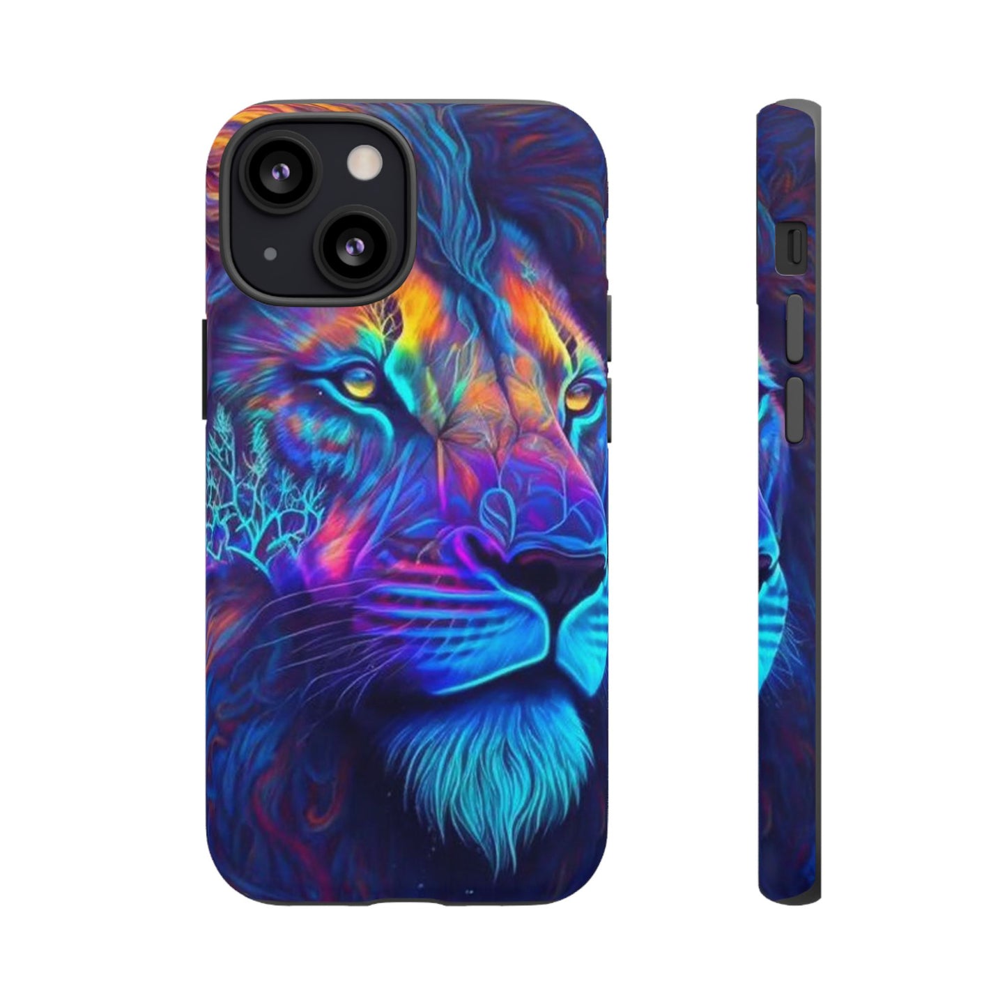 Lion Neon Color | Iphone 16 Pro Max | IPhone Tough Cases