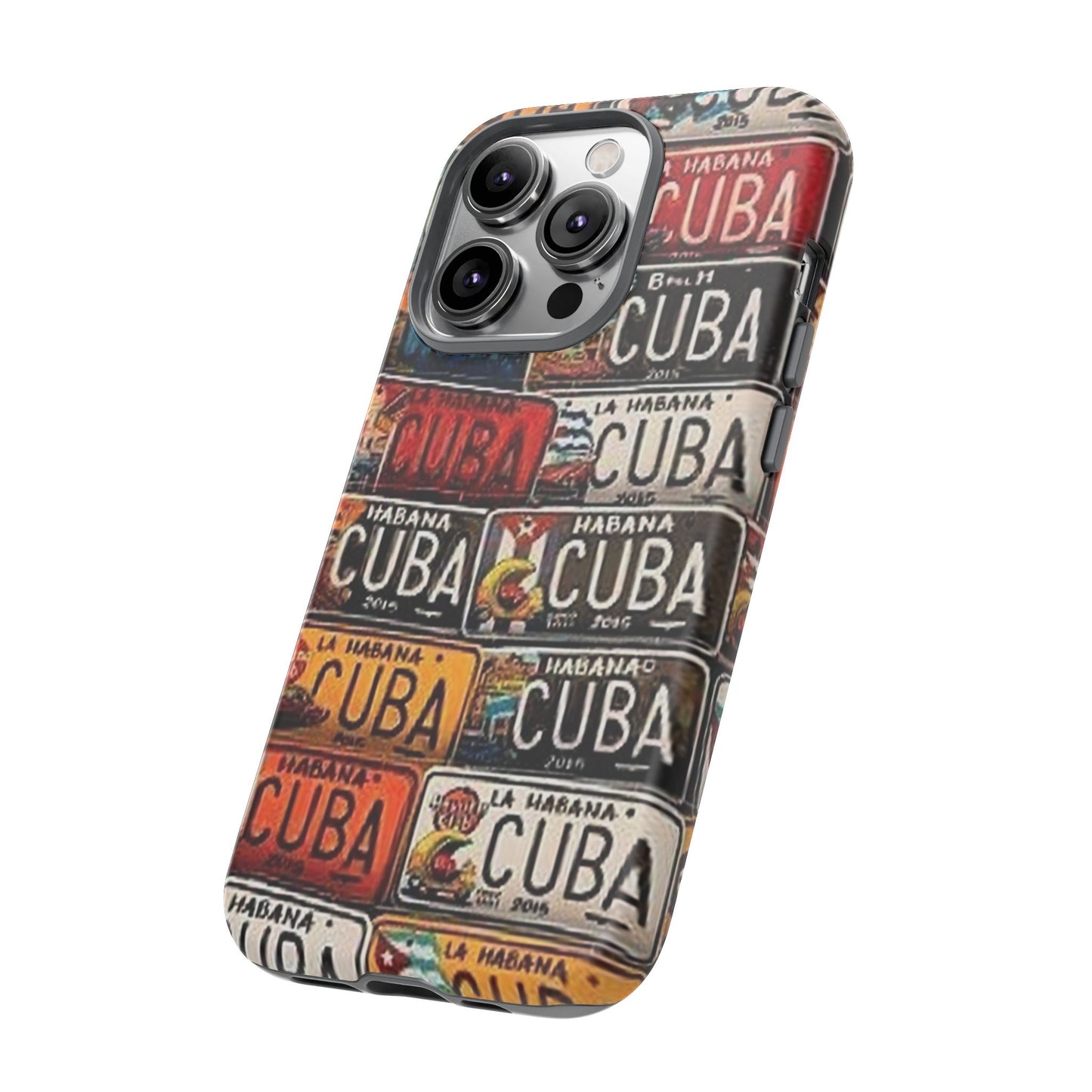 Cuban Old Car Registration Tough Cases| Iphone 16| Samsung Galaxy S 24