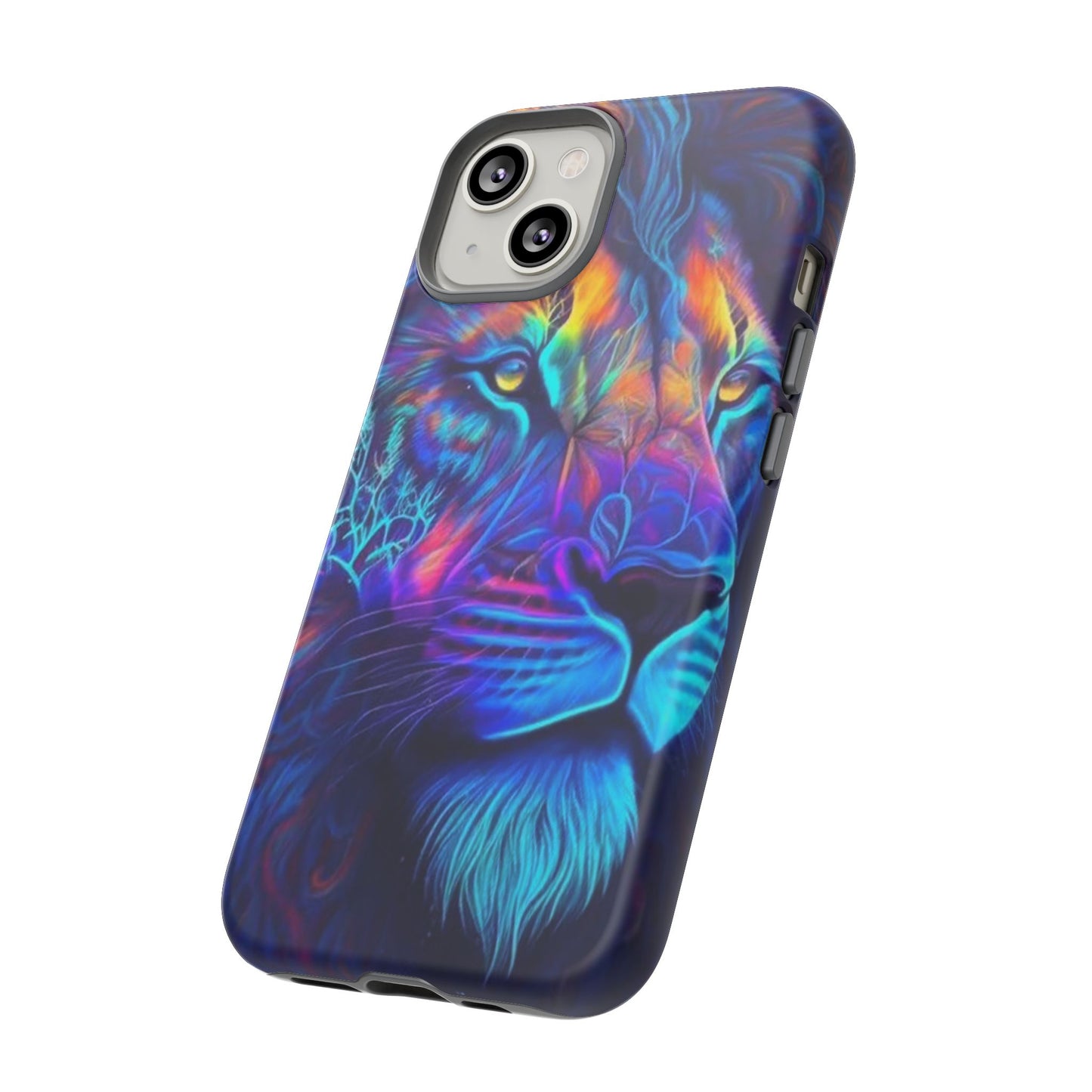 Lion Neon Color | Iphone 16 Pro Max | IPhone Tough Cases