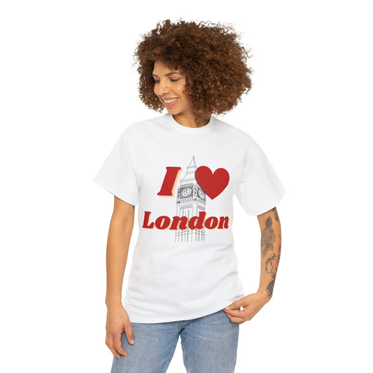 London |  Tourist Shirt  | Unisex Heavy Cotton Tee