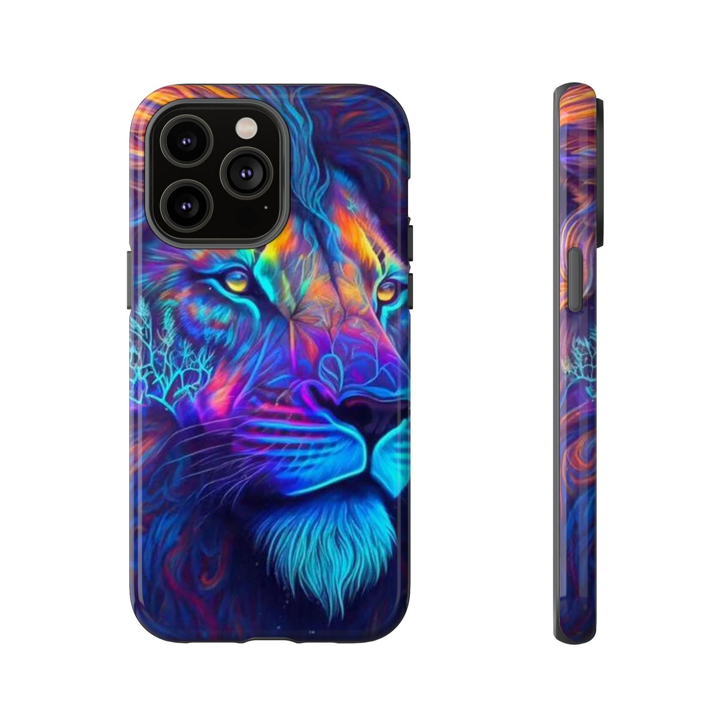 Lion Neon Color | Iphone 16 Pro Max | IPhone Tough Cases