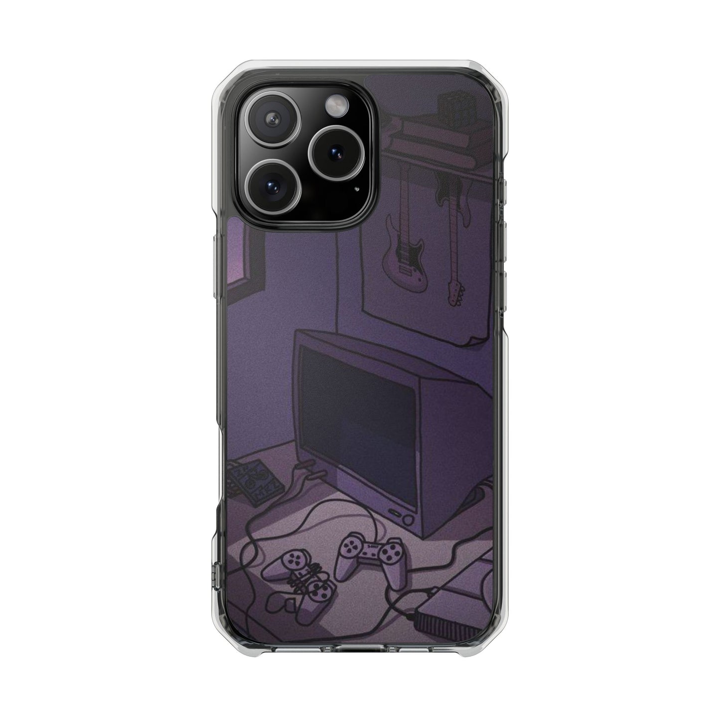 Retro Game Room | Iphone 16 Pro Max | Magnetic Clear Impact Cases