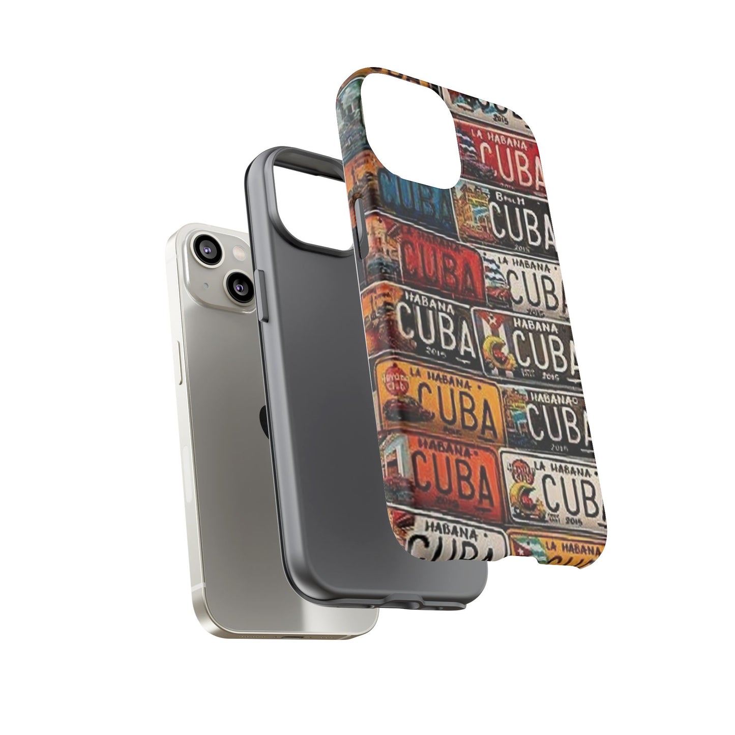 Cuban Old Car Registration Tough Cases| Iphone 16| Samsung Galaxy S 24