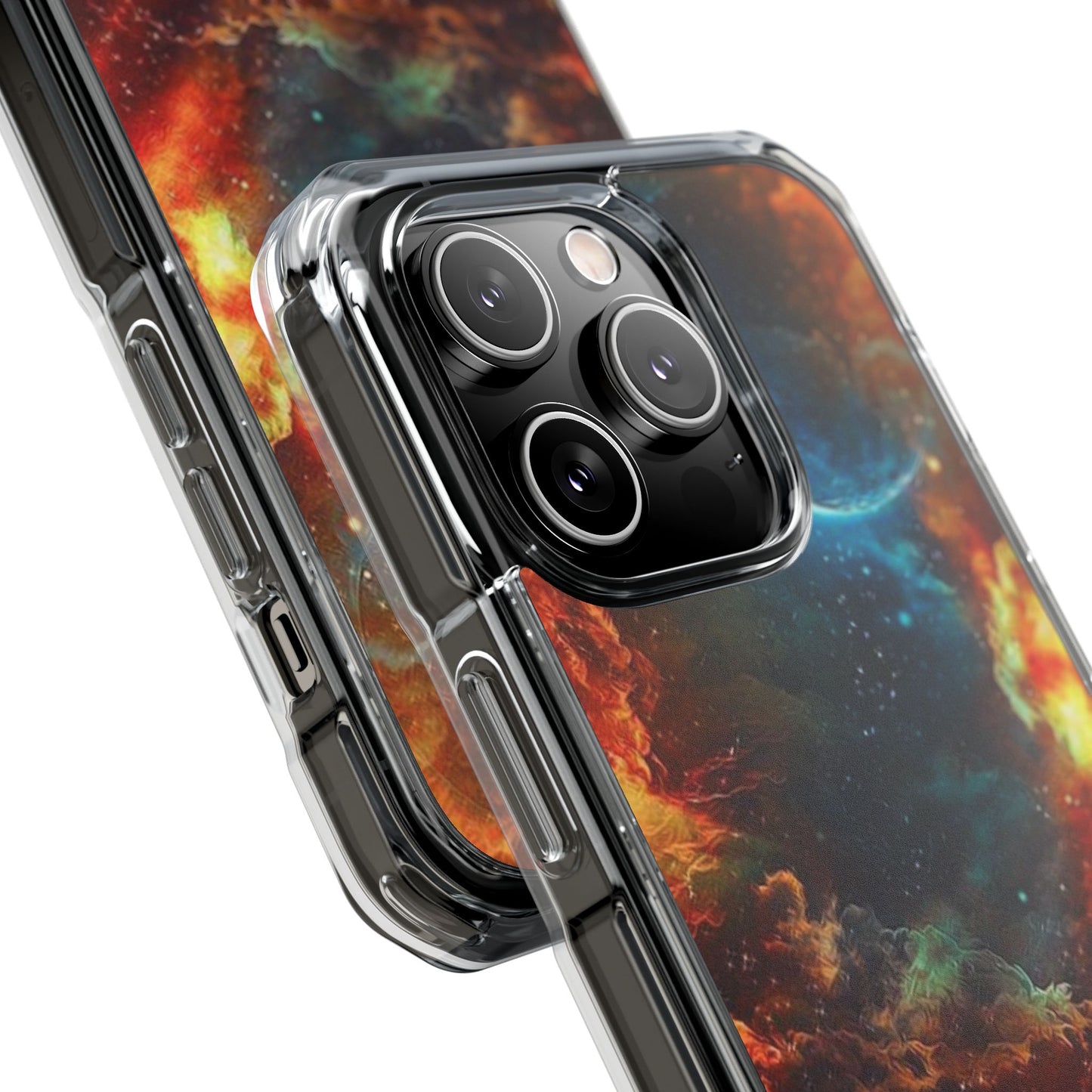 Space Clouds | Iphone 16 Pro Max | Magnetic Clear Impact Cases