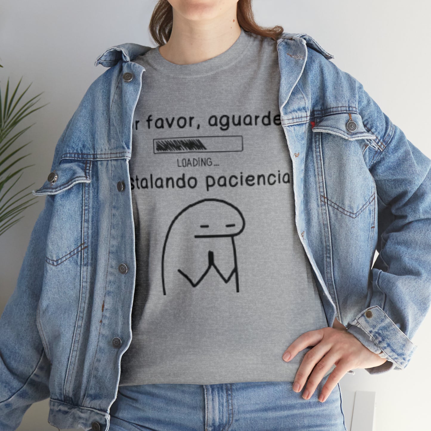 Instalando Paciencia |  Flork  | Unisex Heavy Cotton Tee