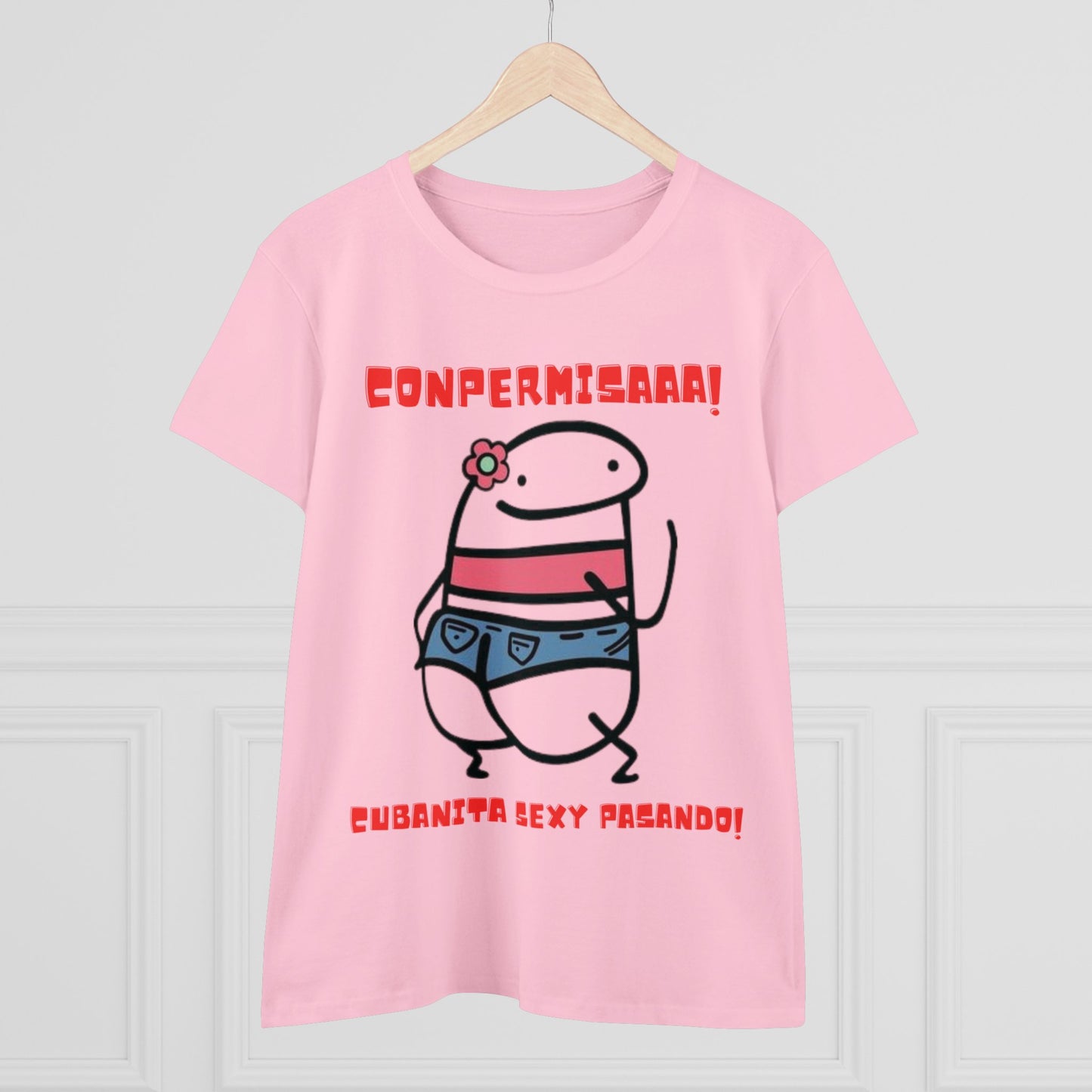 Cubanita Sexy Pasando T-Shirt | Flork | Women's Midweight Cotton Tee