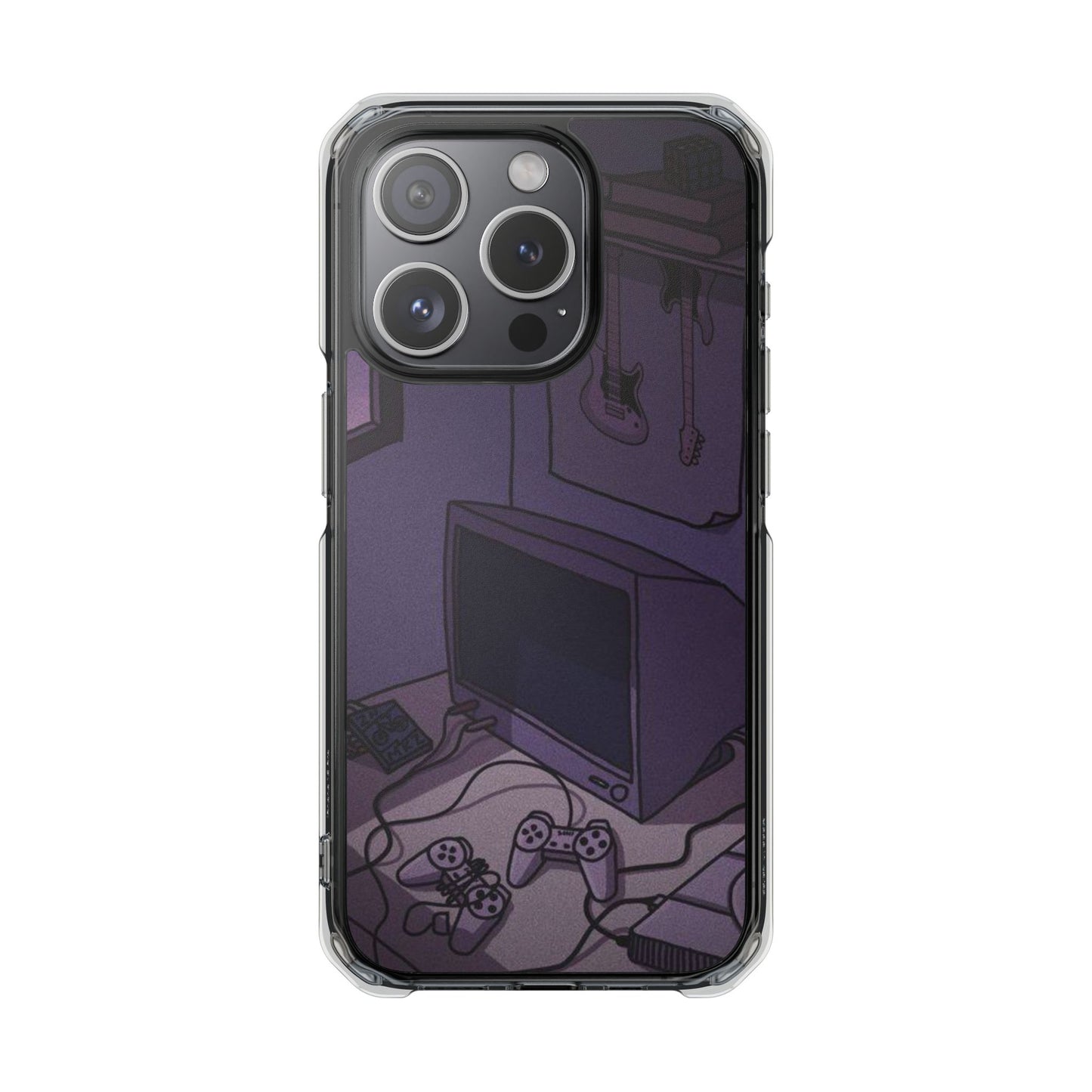 Retro Game Room | Iphone 16 Pro Max | Magnetic Clear Impact Cases