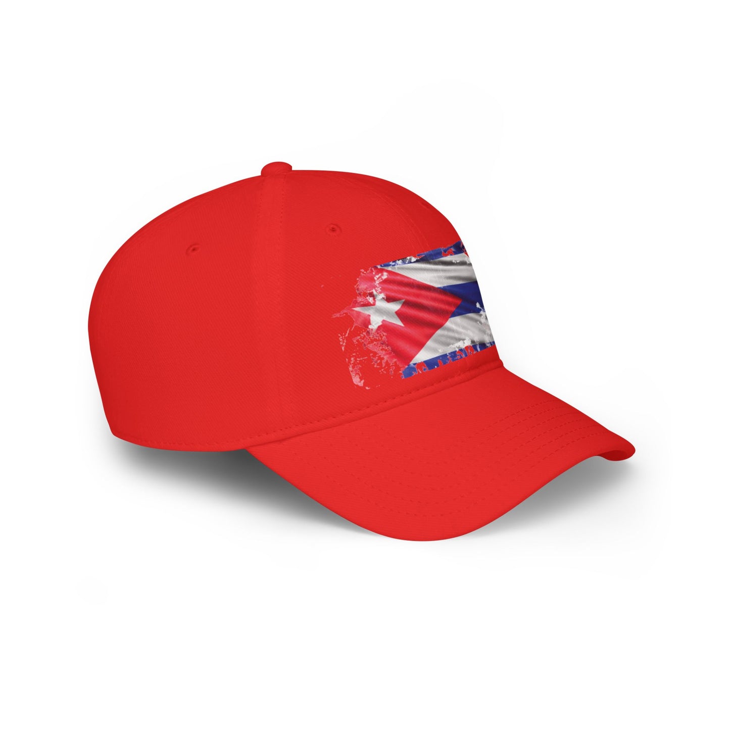 Gorra con Banedera | Bandera Cubana| Gorra de béisbol de perfil bajo