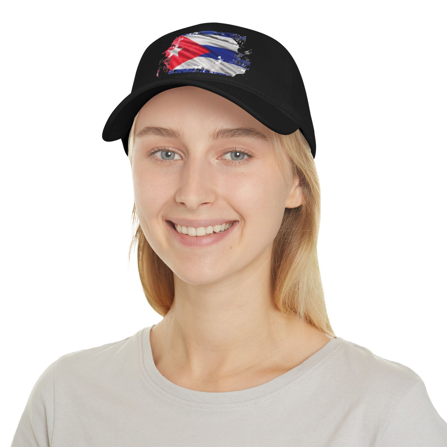 Gorra con Banedera | Bandera Cubana| Gorra de béisbol de perfil bajo