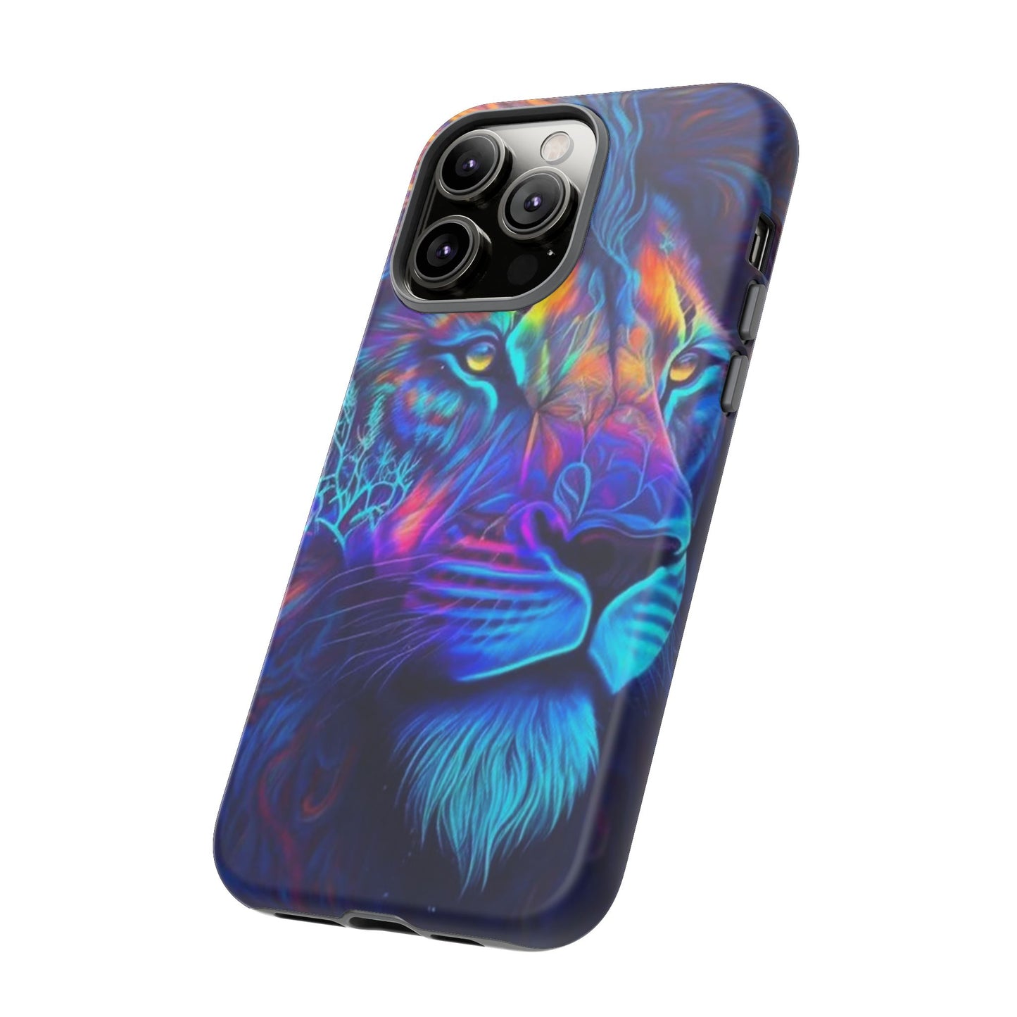 Lion Neon Color | Iphone 16 Pro Max | IPhone Tough Cases