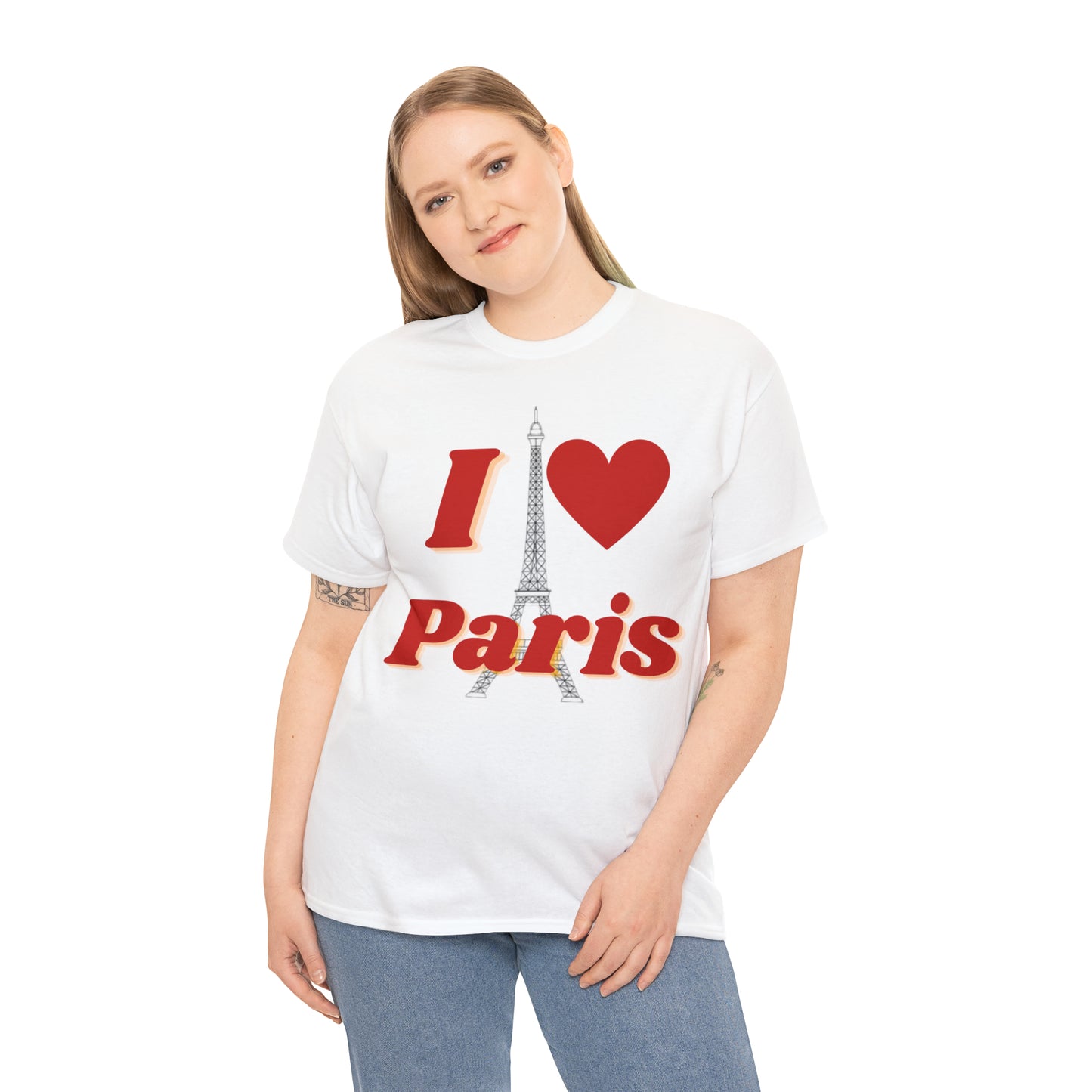 Paris  | Torre Eiffel  | Tourist Shirt  | Unisex Heavy Cotton Tee