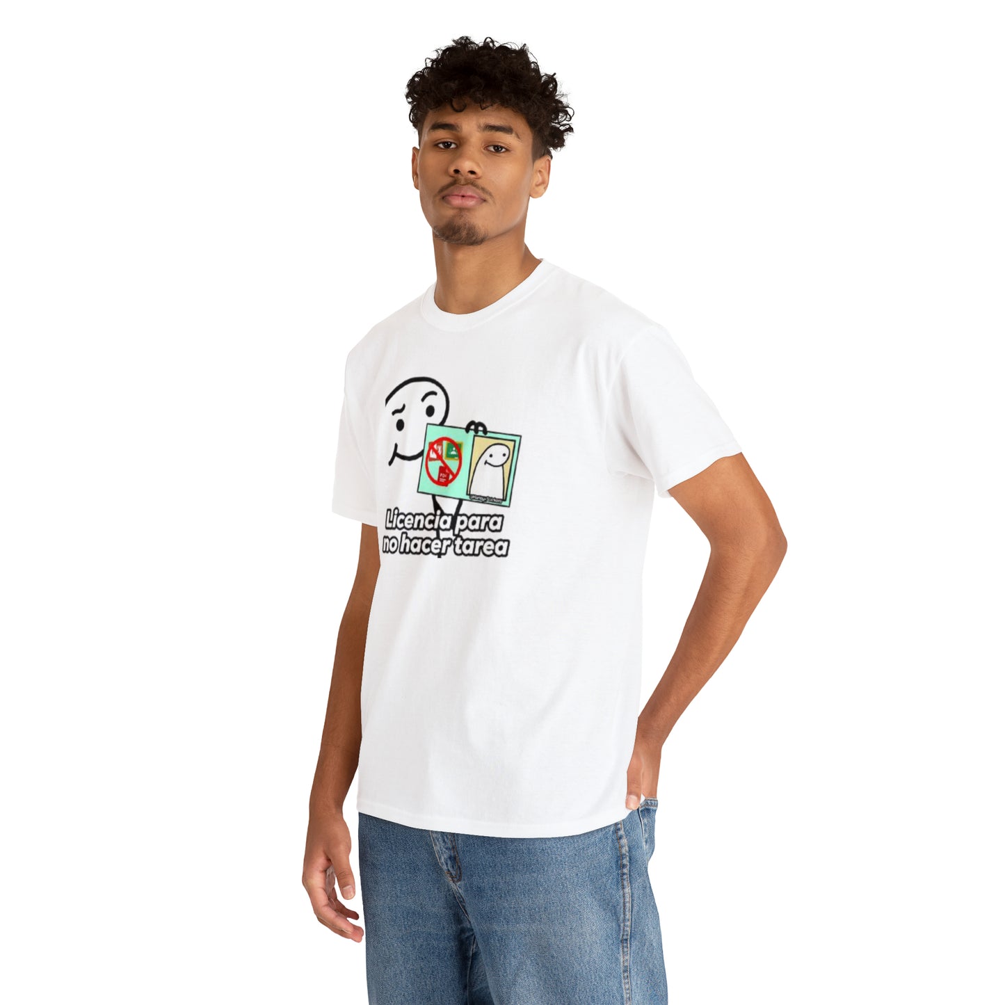 Not Homework Licence | Flork |  Unisex Heavy Cotton Tee