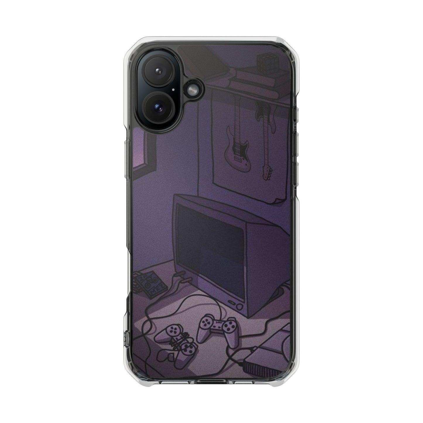 Retro Game Room | Iphone 16 Pro Max | Magnetic Clear Impact Cases