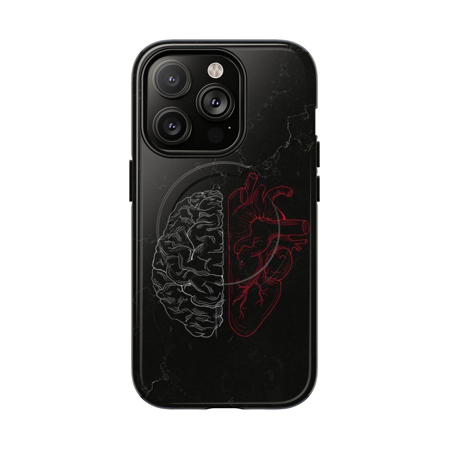 Heart And Brain | Iphone 16 Pro Max | Tough Magnetic MagSafe Case