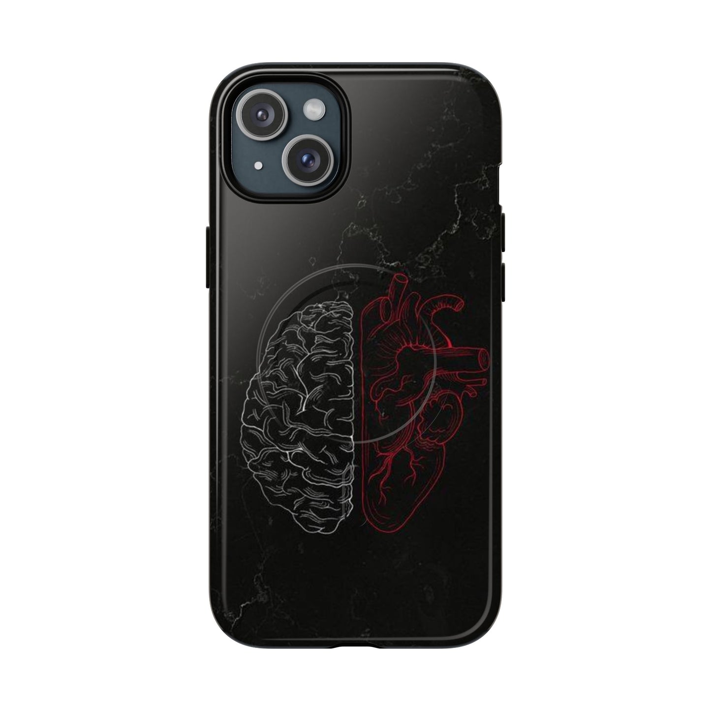 Heart And Brain | Iphone 16 Pro Max | Tough Magnetic MagSafe Case